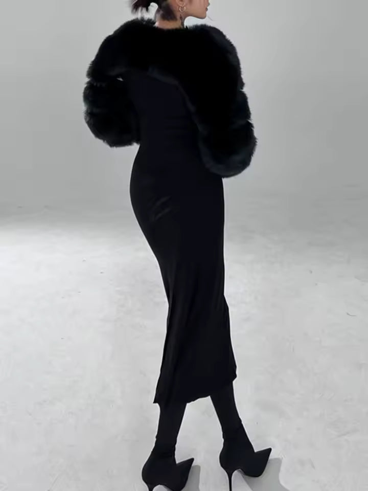 Fur Half Jacket