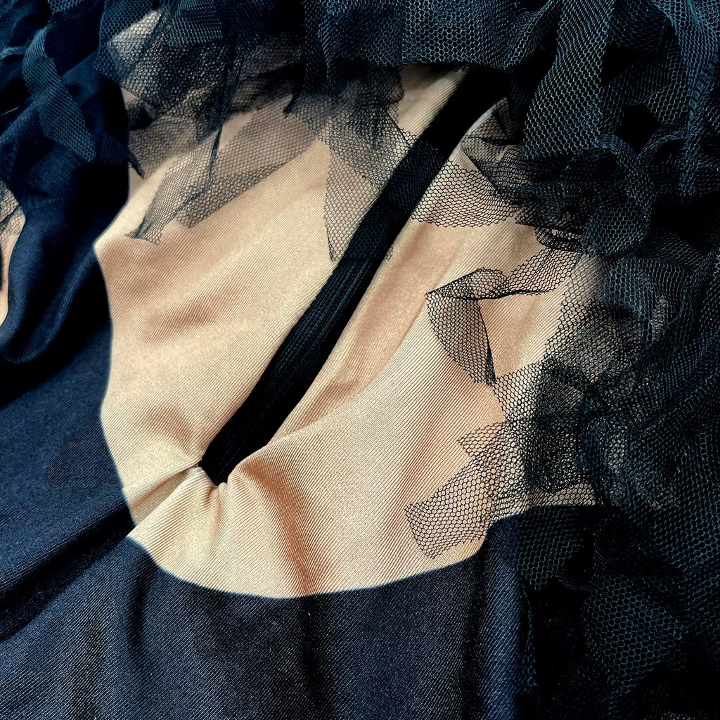 Black Shaggy Drag Queen Dance Costume