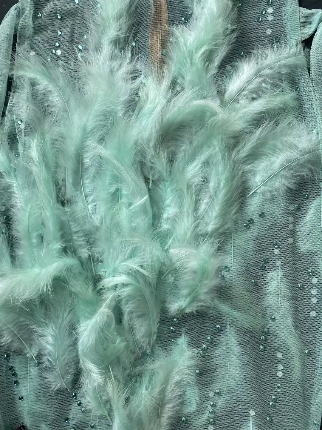 Drag Queen Feather Dress