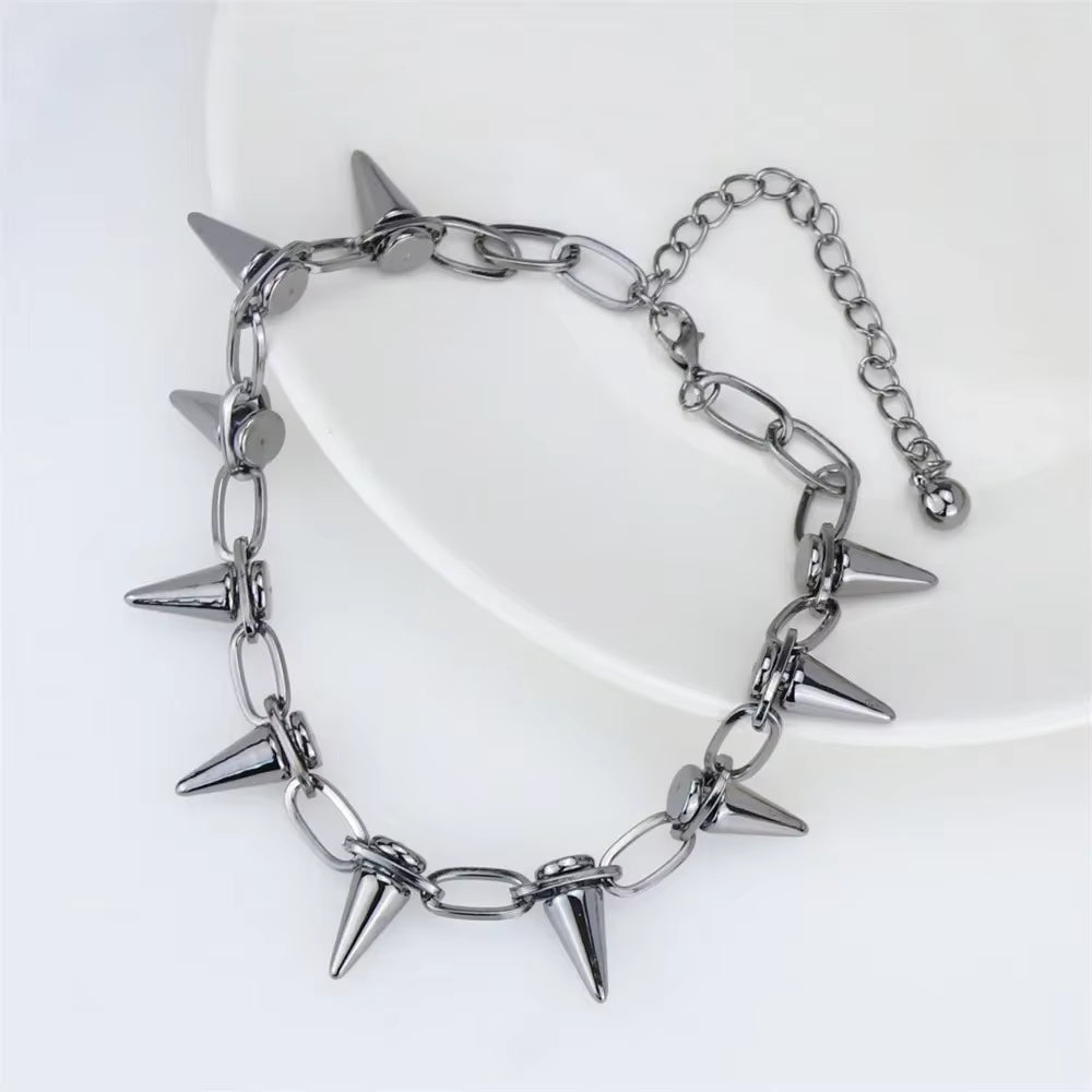 Spiked Choker Necklace
