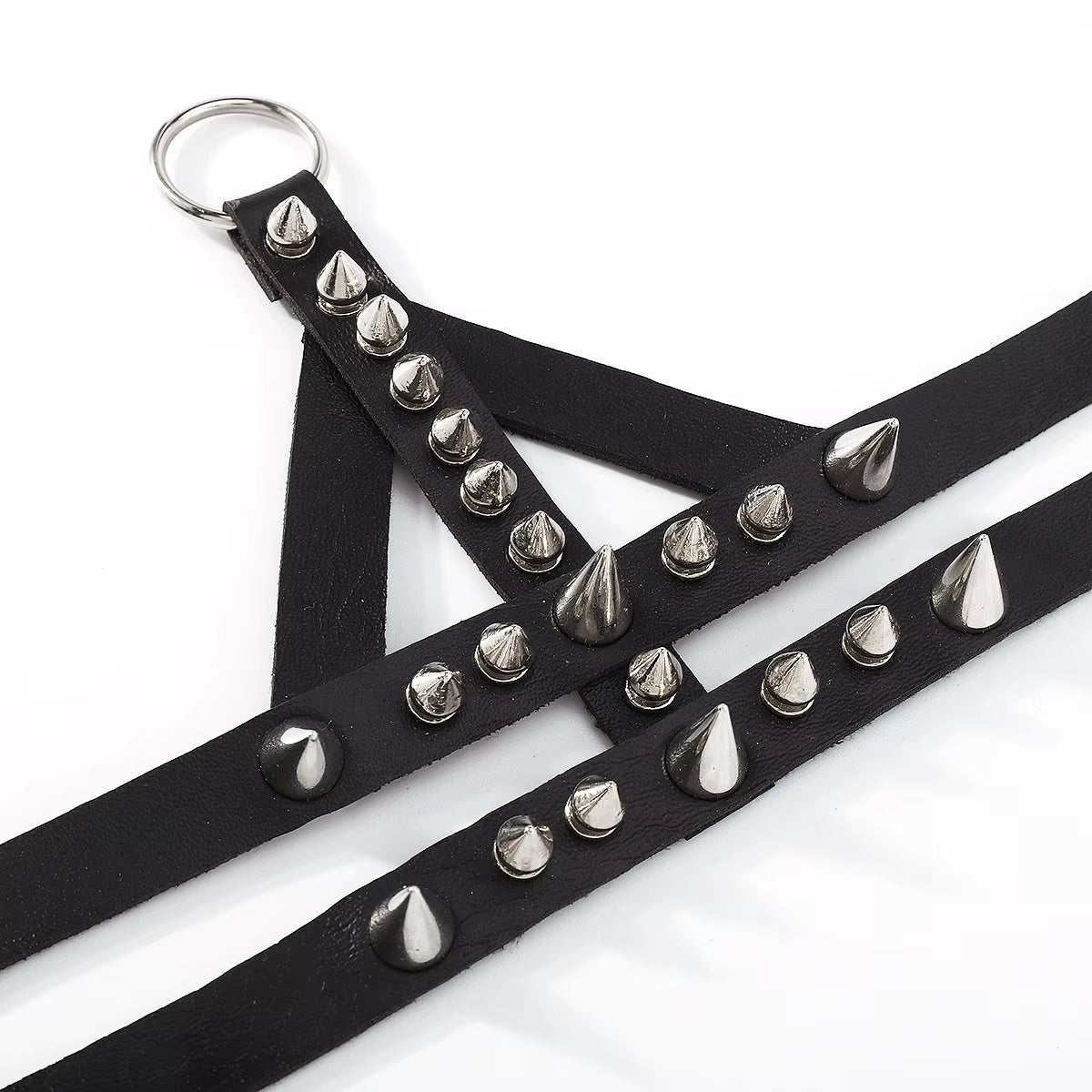 Spiked Faux Geo Bracelet