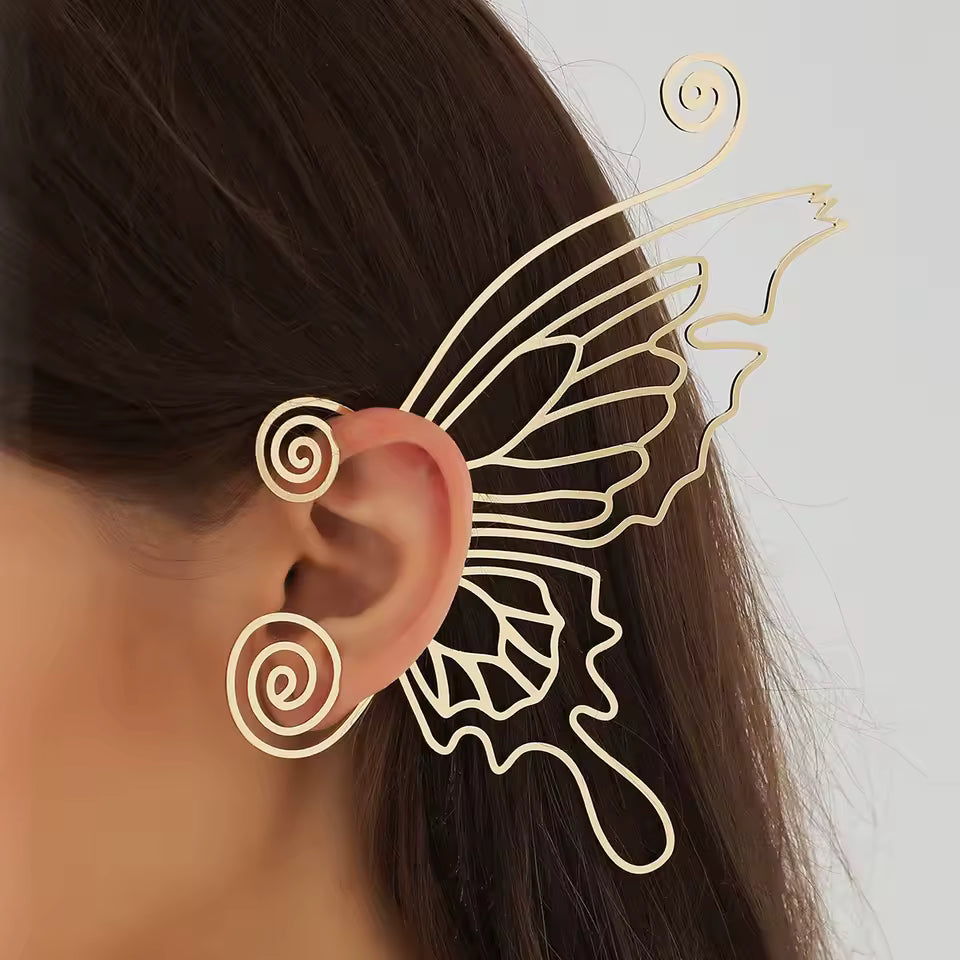 Gold Dragon Ear Cuff