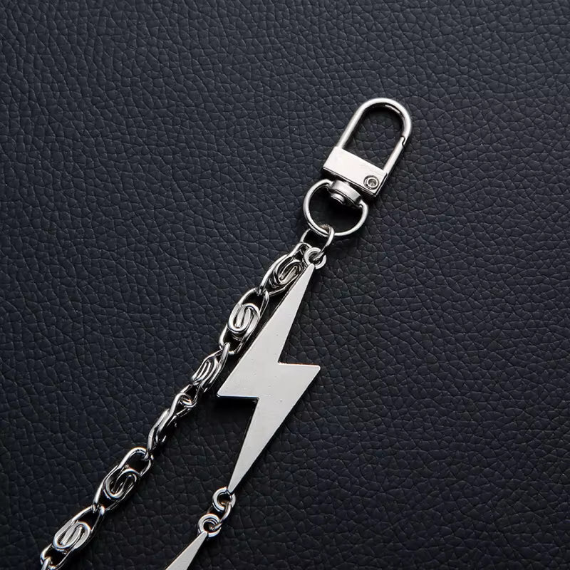 Lightning Bolt Flash Pants Chain