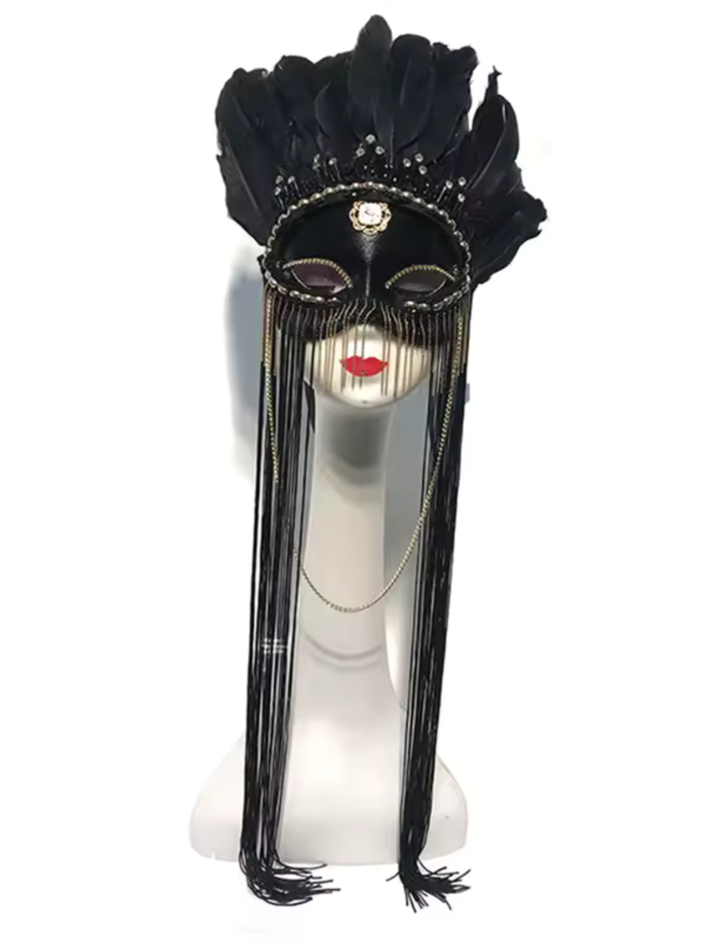 Masquerade Feather Mask