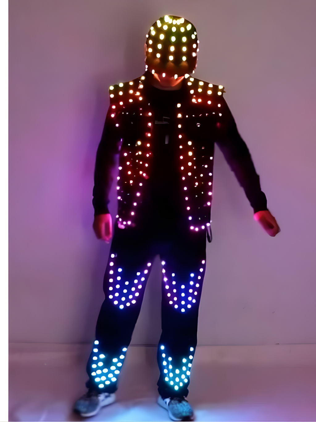 Men Led Light Costume