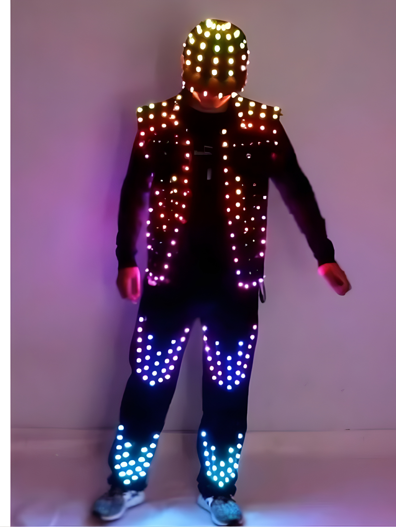 Men Led Light Costume