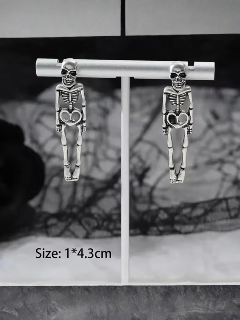 Gothic Skeleton Earrings