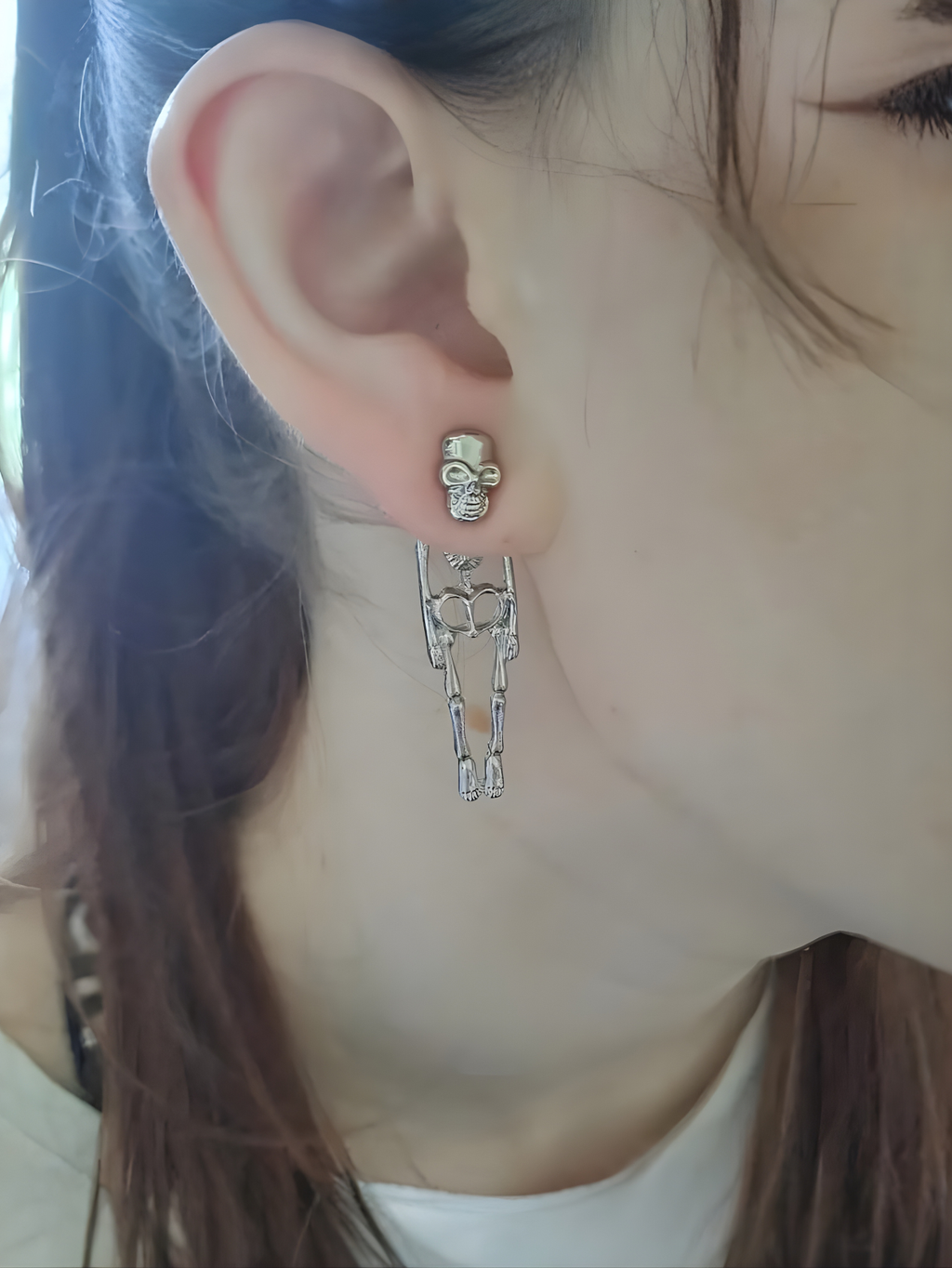 Gothic Skeleton Earrings