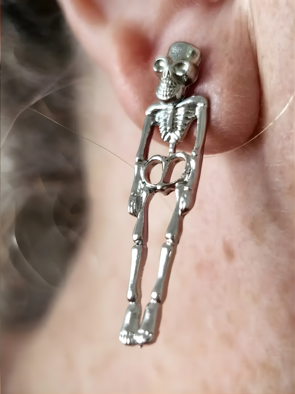 Gothic Skeleton Earrings