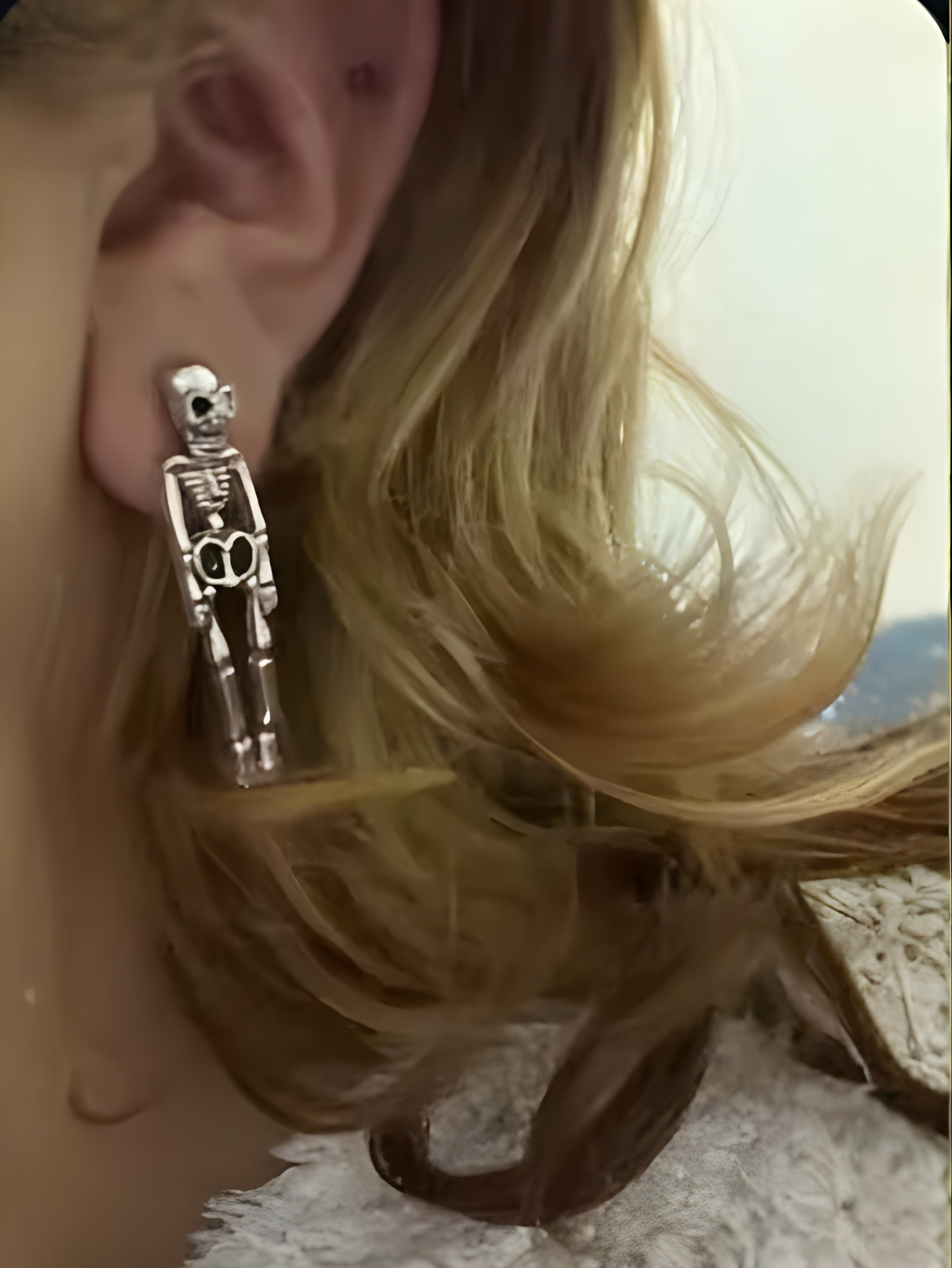 Gothic Skeleton Earrings