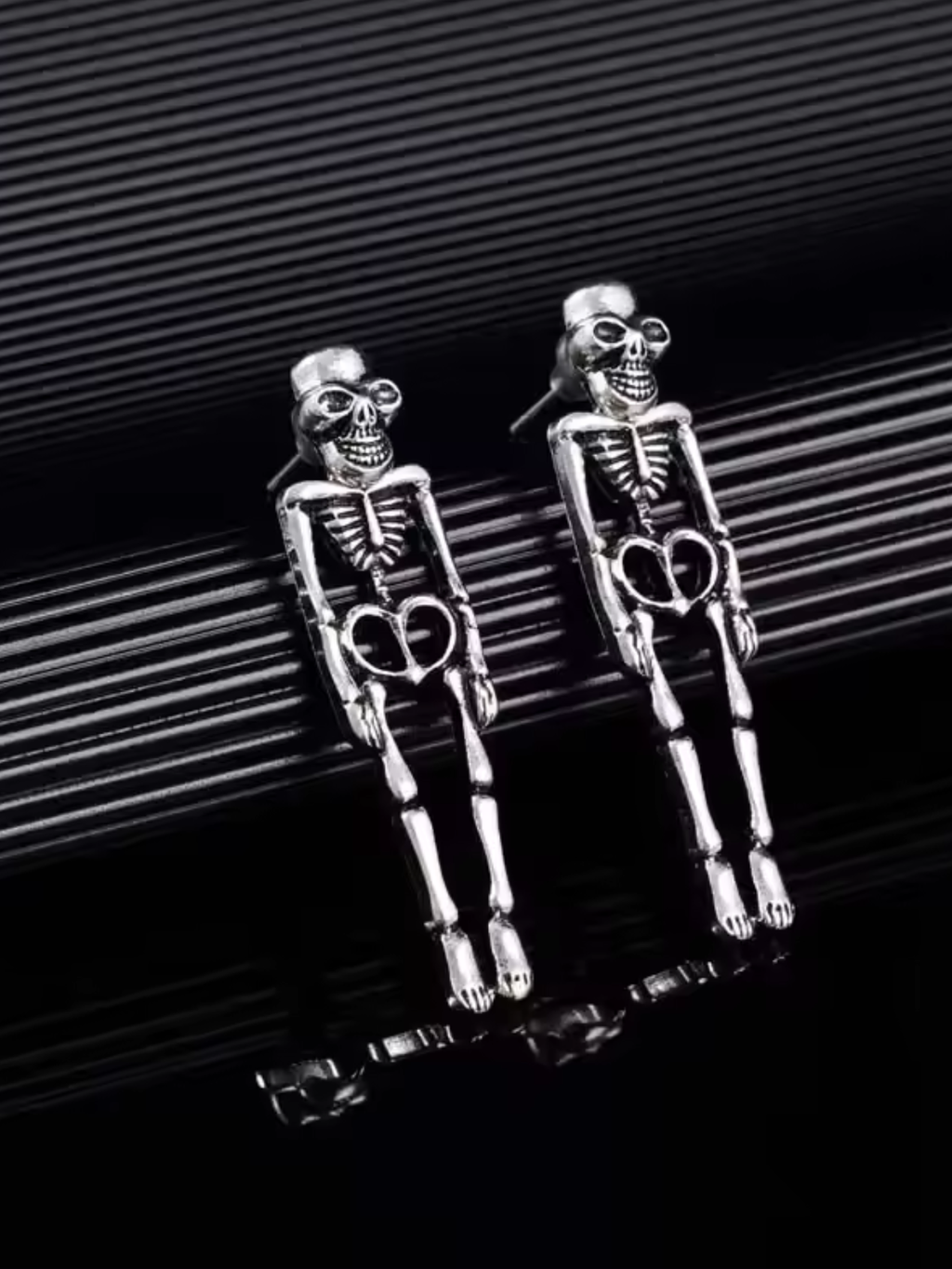 Gothic Skeleton Earrings