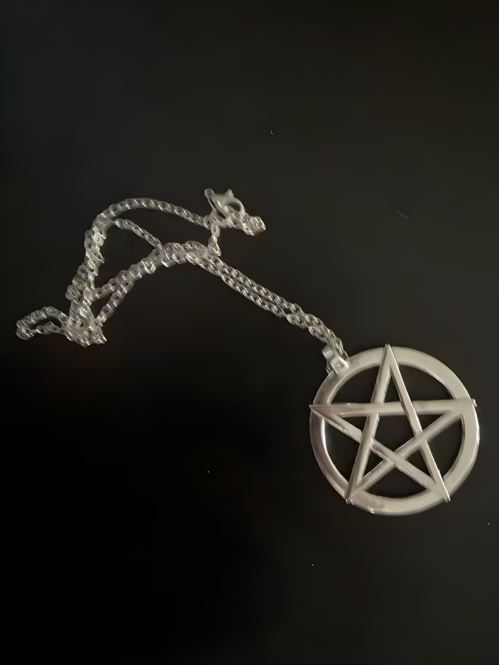 Pentagon Star Astrology KeyChain