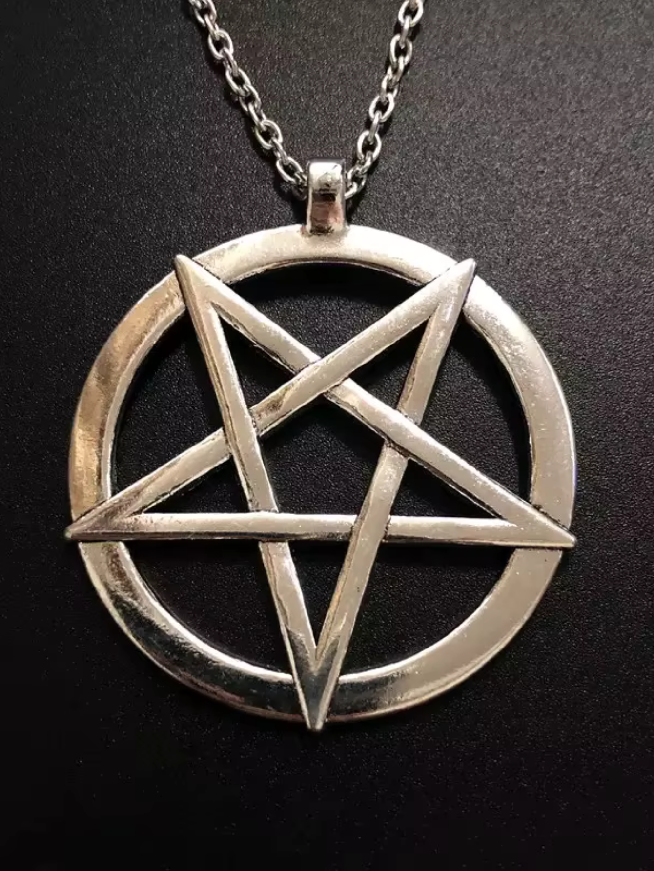 Pentagon Star Astrology KeyChain