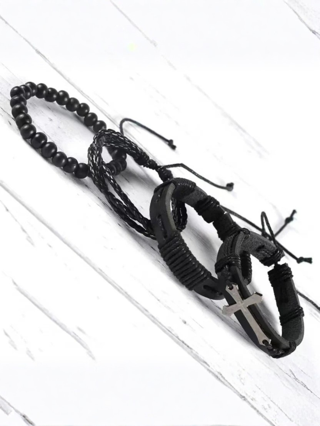 Cross Bracelet Set
