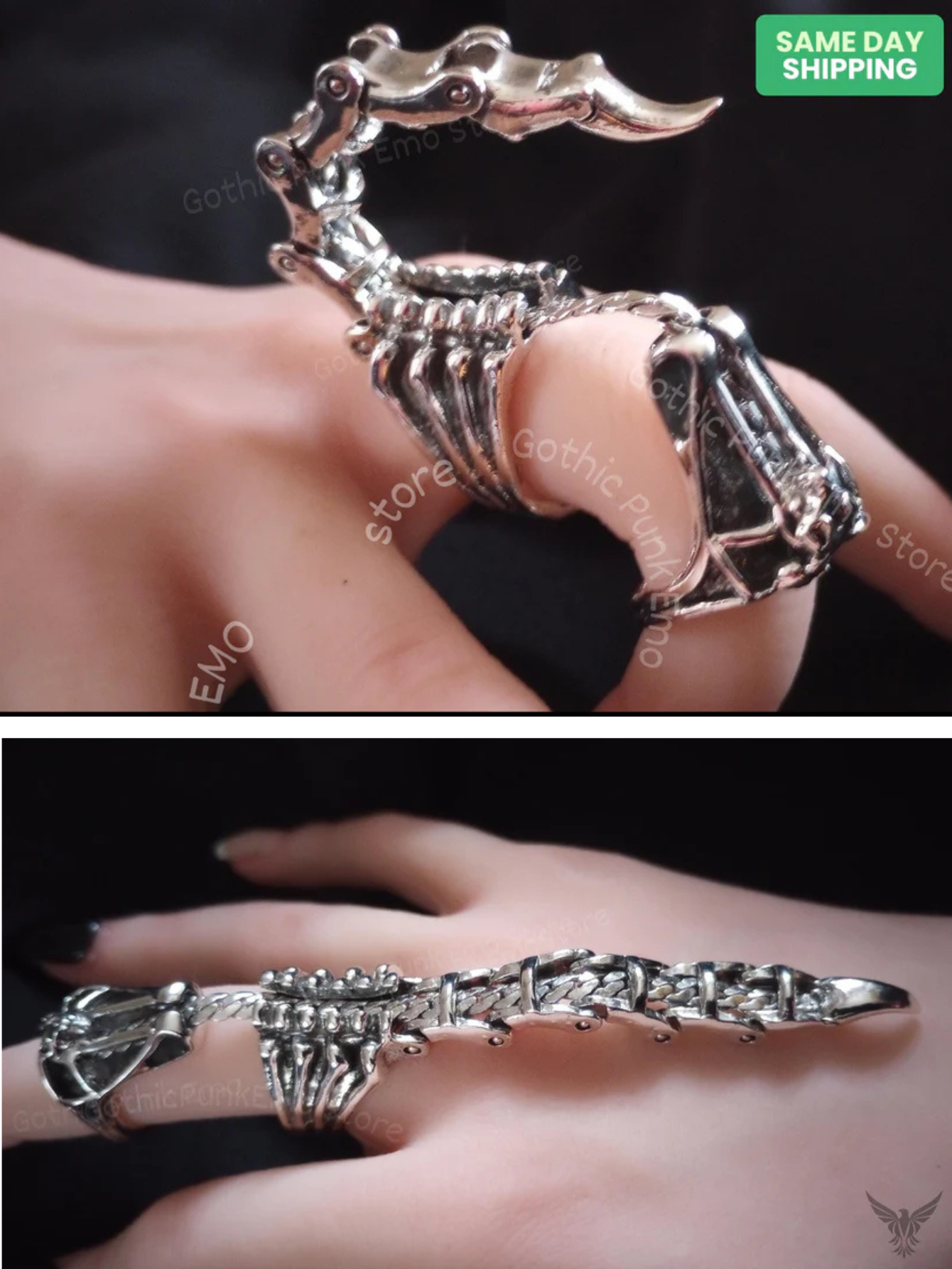 Adjustable Aluminum Scorpion Ring