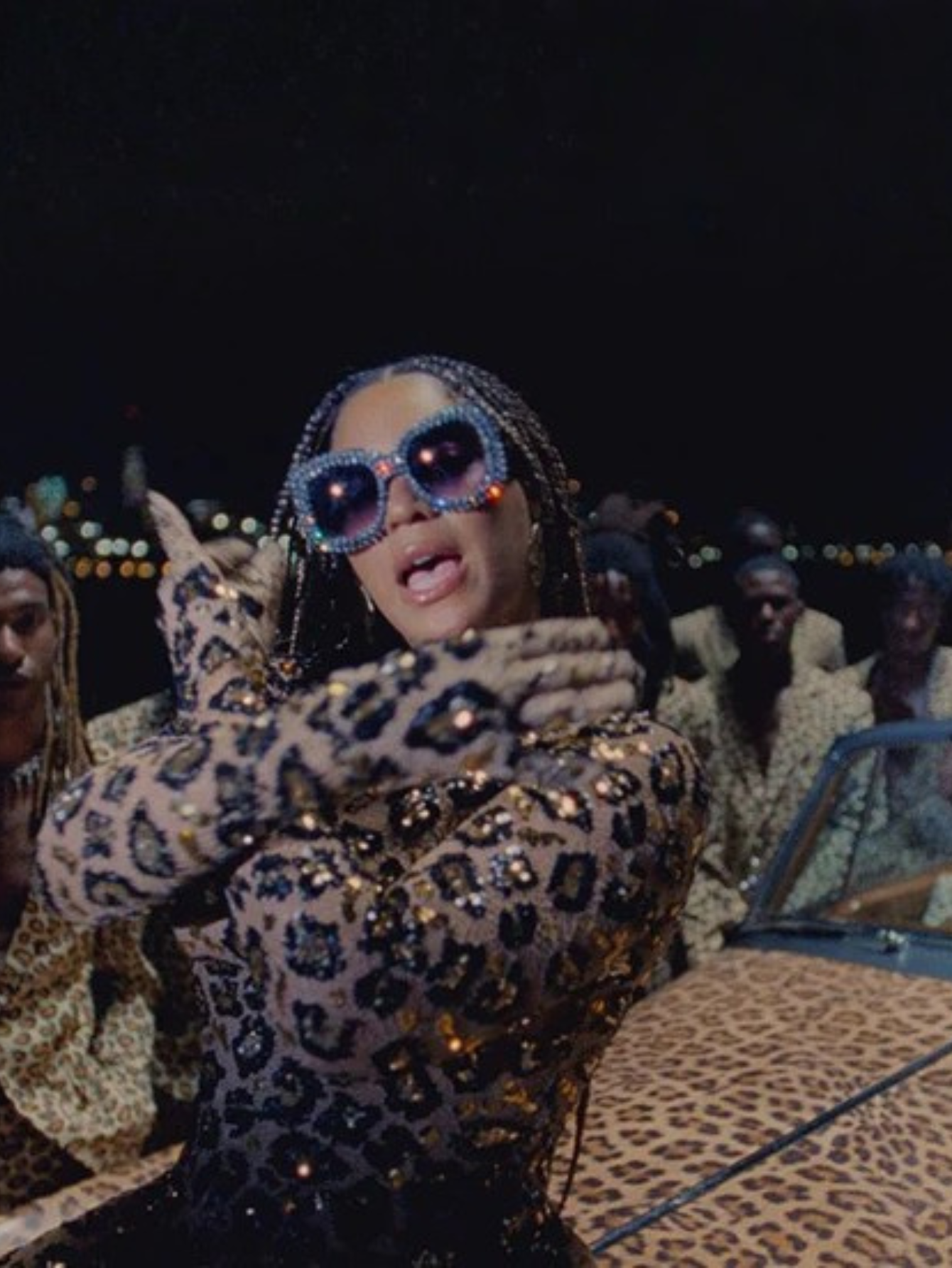 Beyonce Leopard Lyrical Jumpsuit