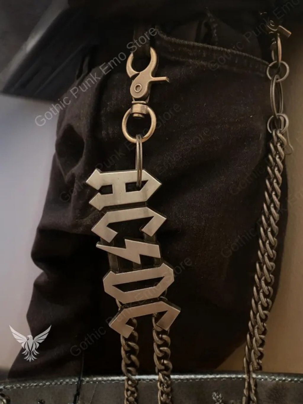 ACDC AC DC Rock n Roll Pants Chain