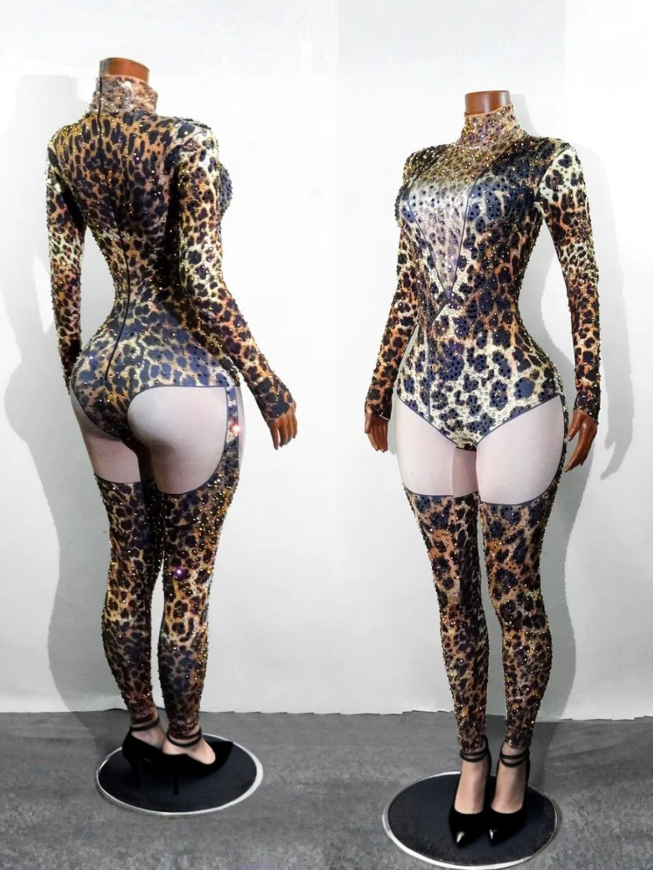 Beyonce Leopard Lyrical Jumpsuit