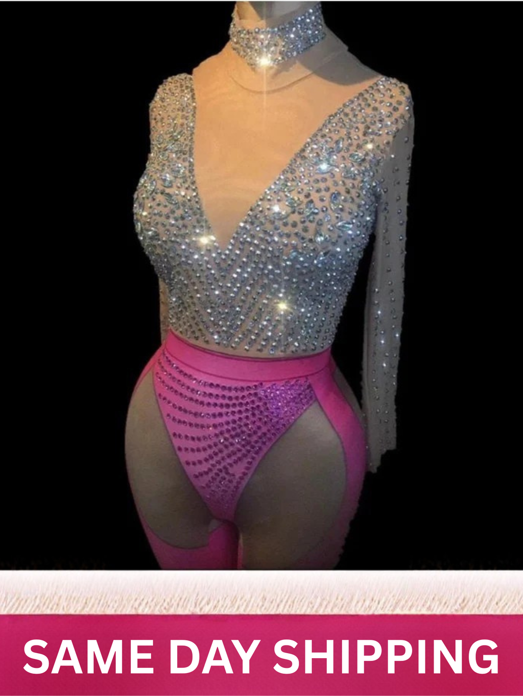 Pink Diamond Dance Costume