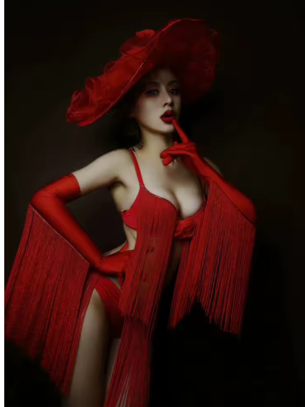 Red Bikini Cowgirl Costume