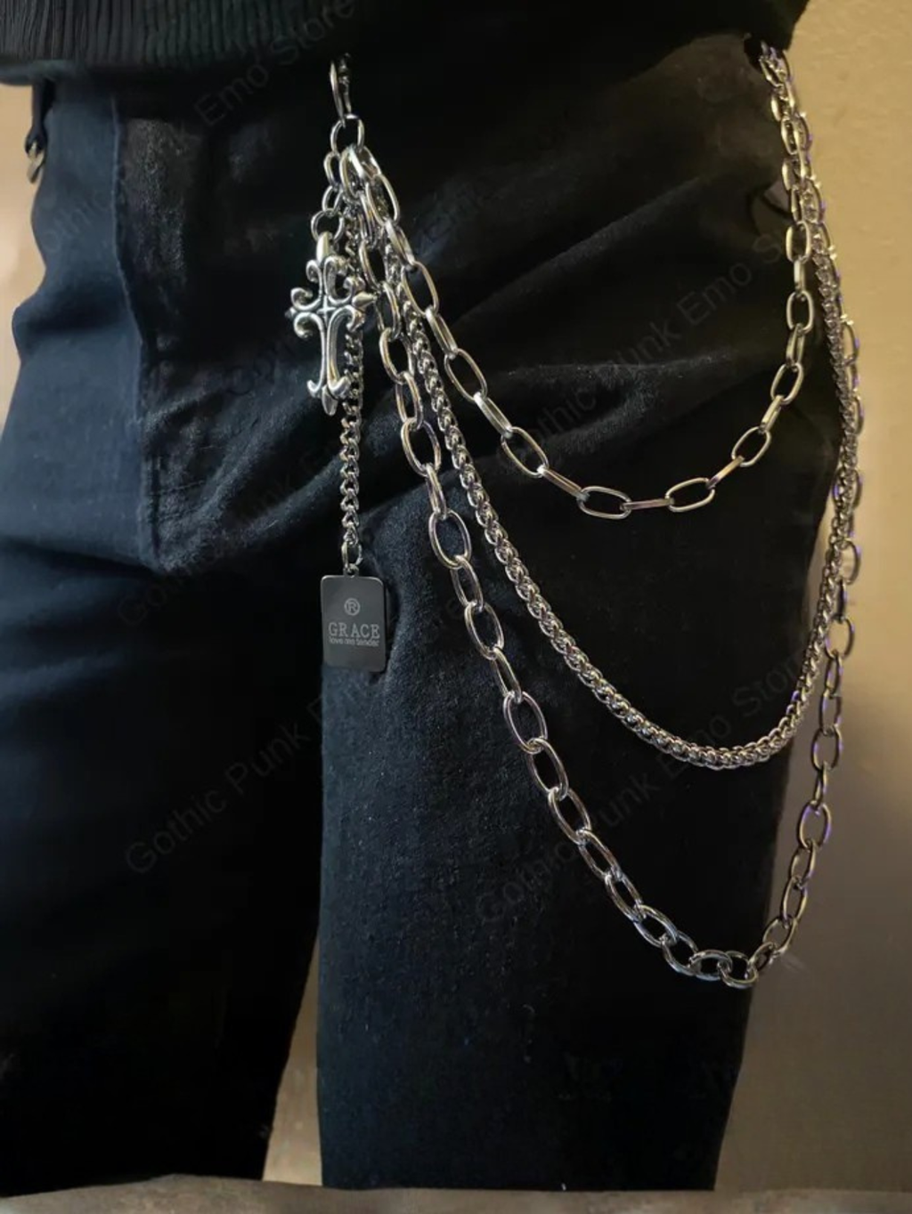 Cross Grace Charm Pants Chain