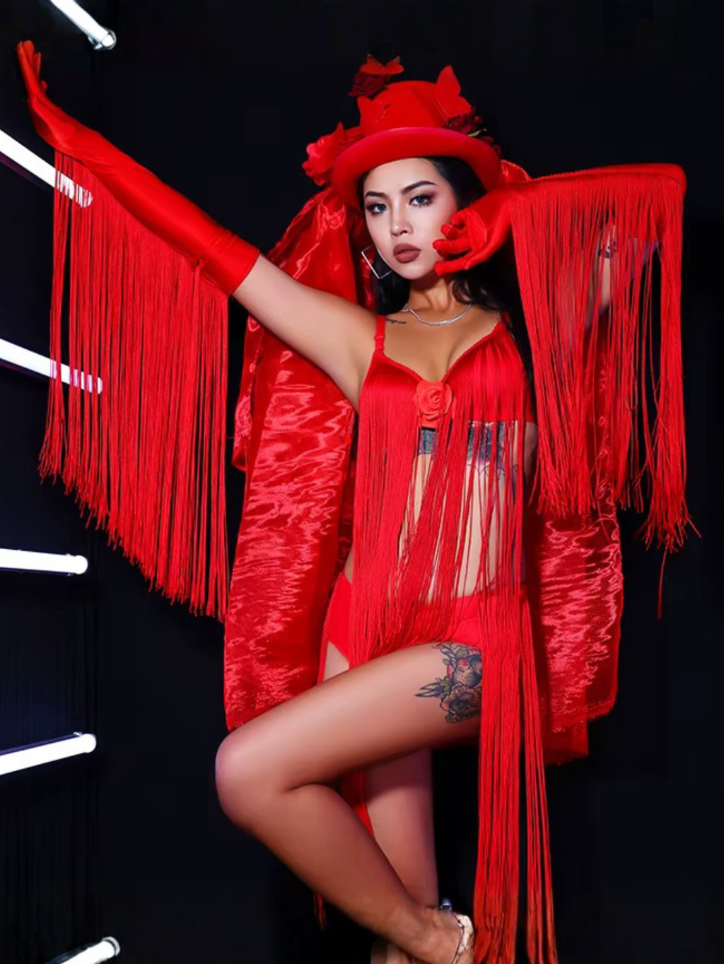 Red Bikini Cowgirl Costume