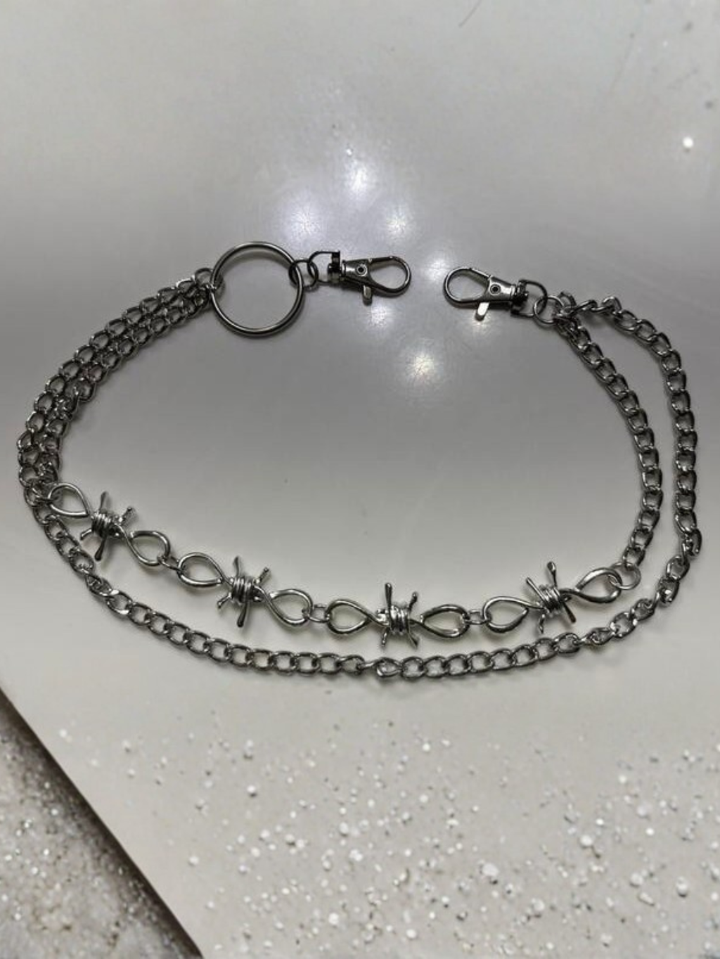 Barbed Wire Wallet Chain