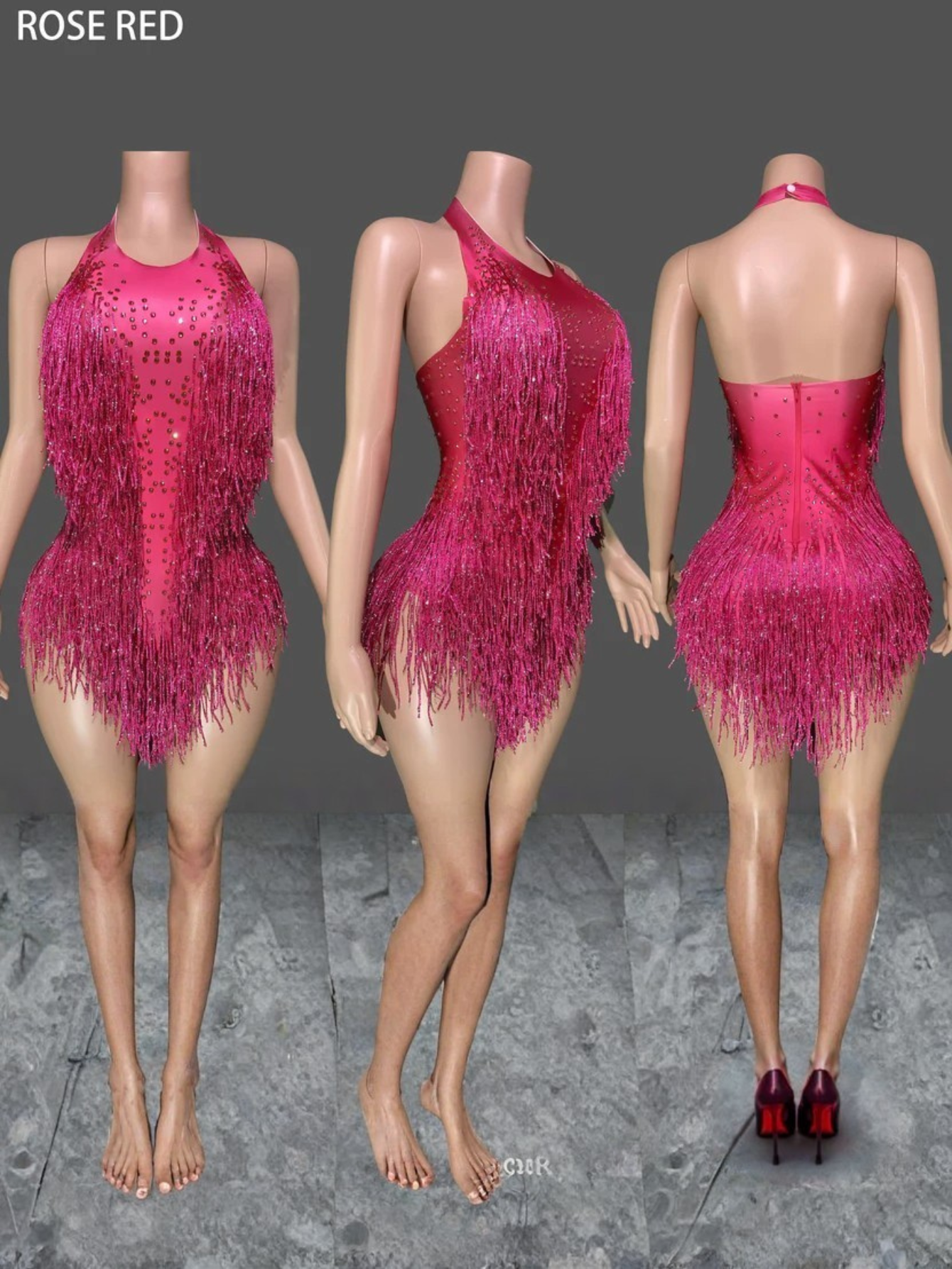 Tina Turner Fringe Dance Costume