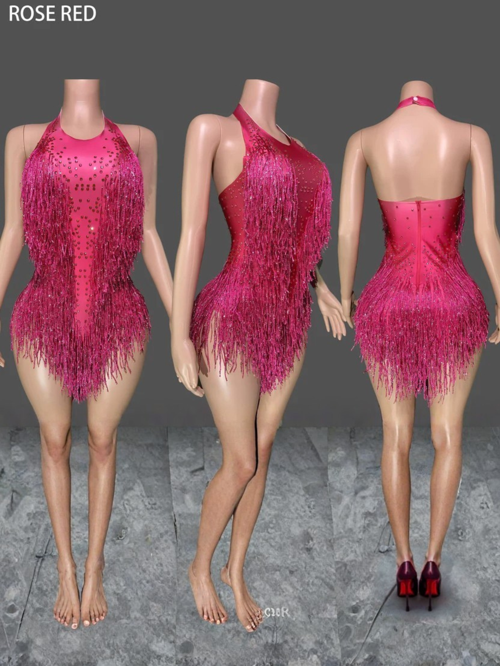 Tina Turner Fringe Dance Costume