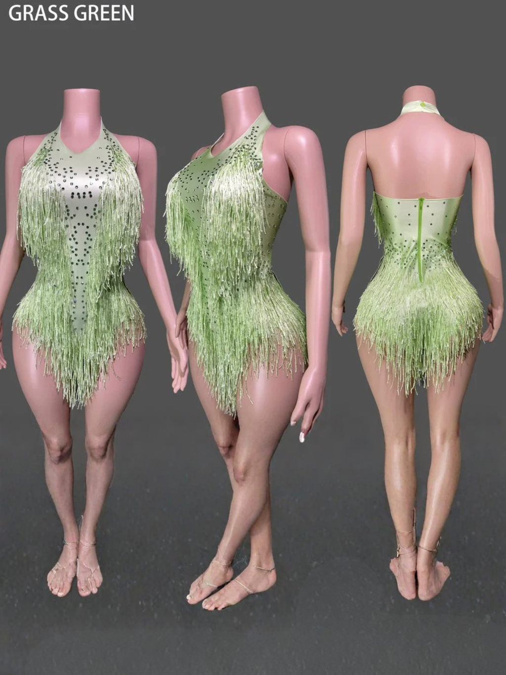Tina Turner Fringe Dance Costume