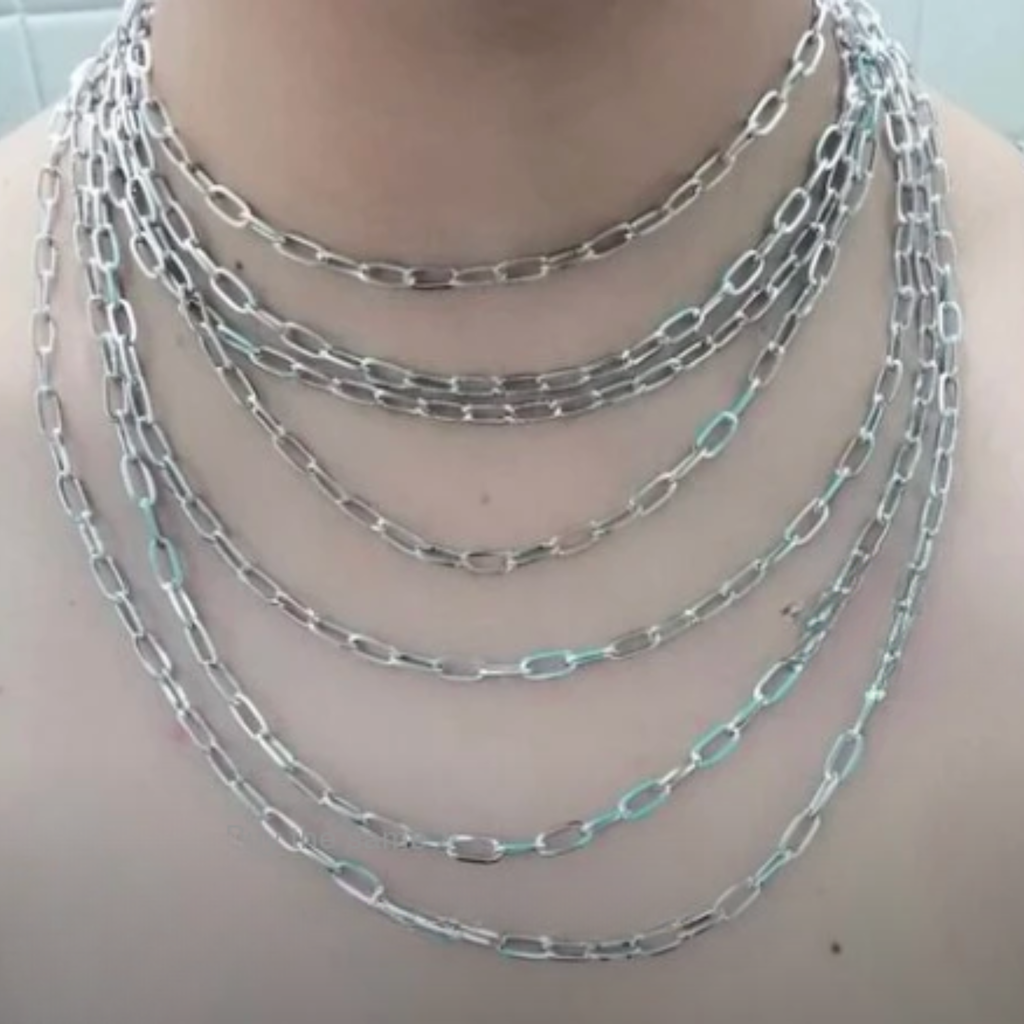 Layered Y2K Chain Necklace