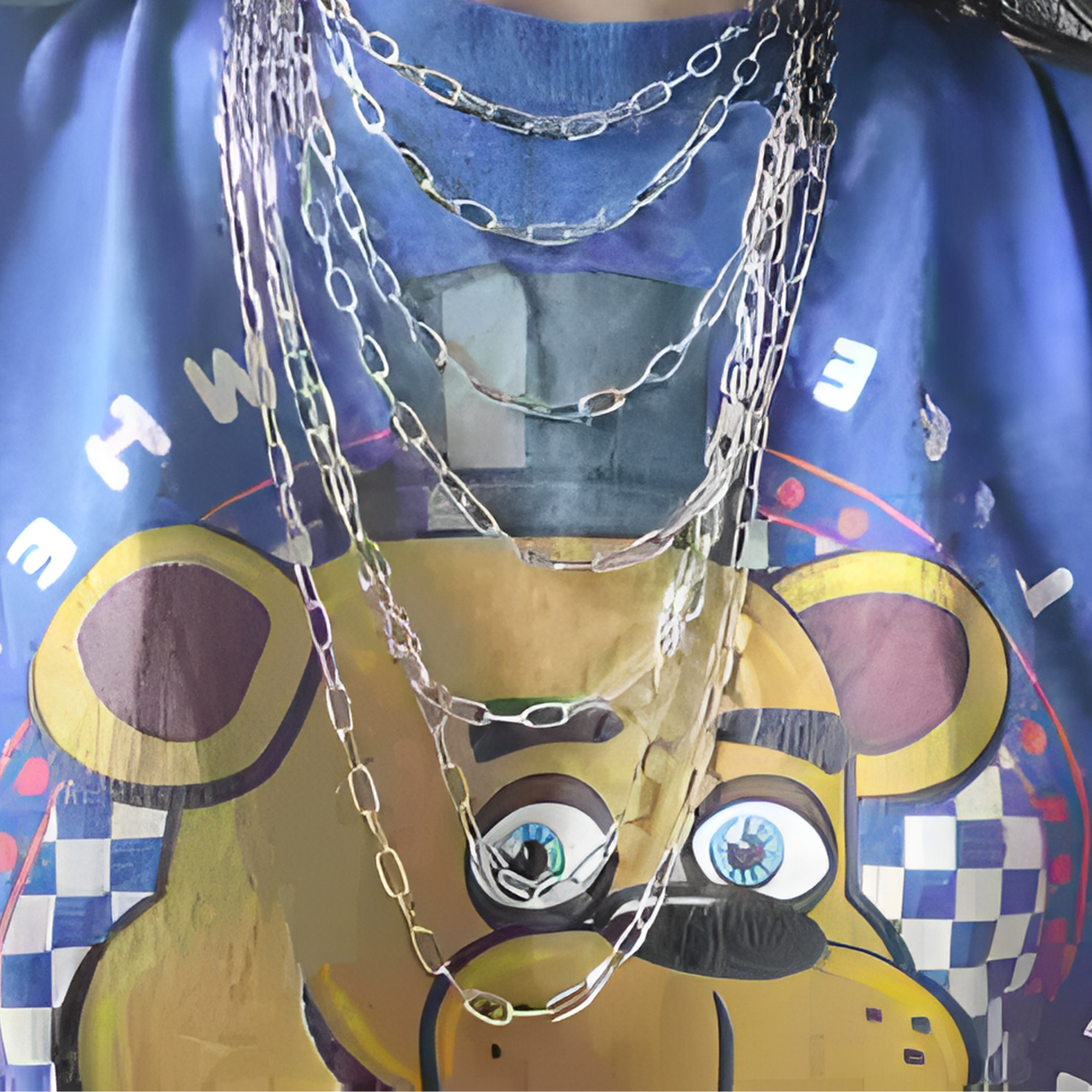 Layered Y2K Chain Necklace