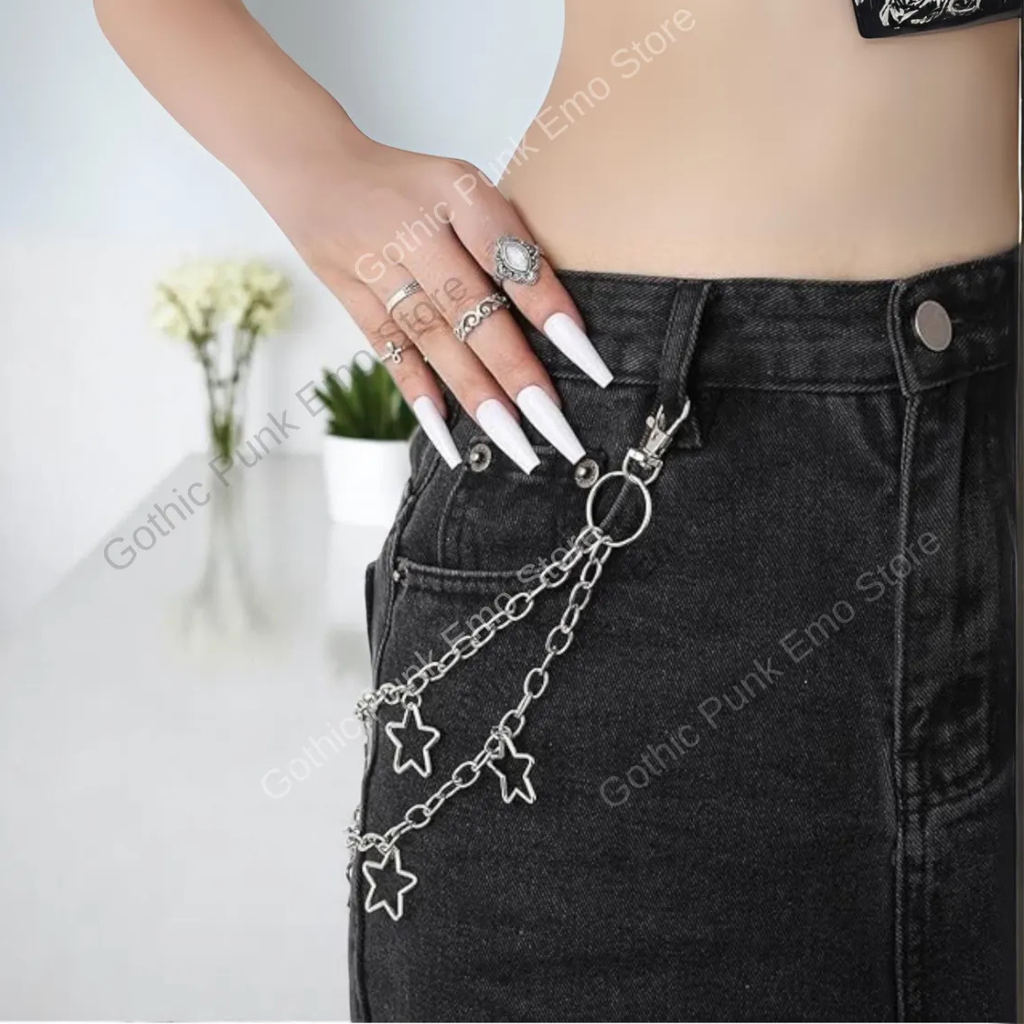 Star Astrology Wallet Chain