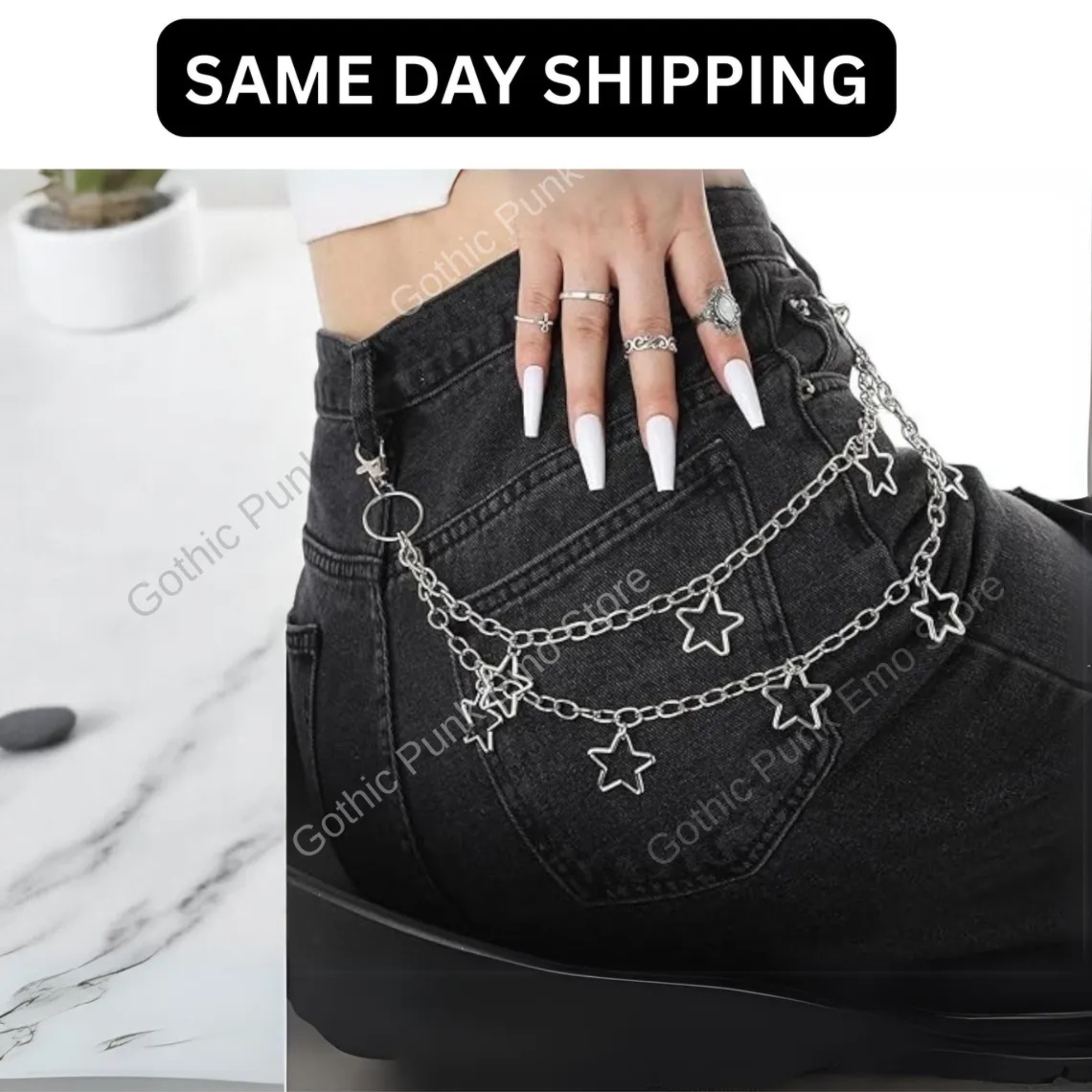 Star Astrology Wallet Chain