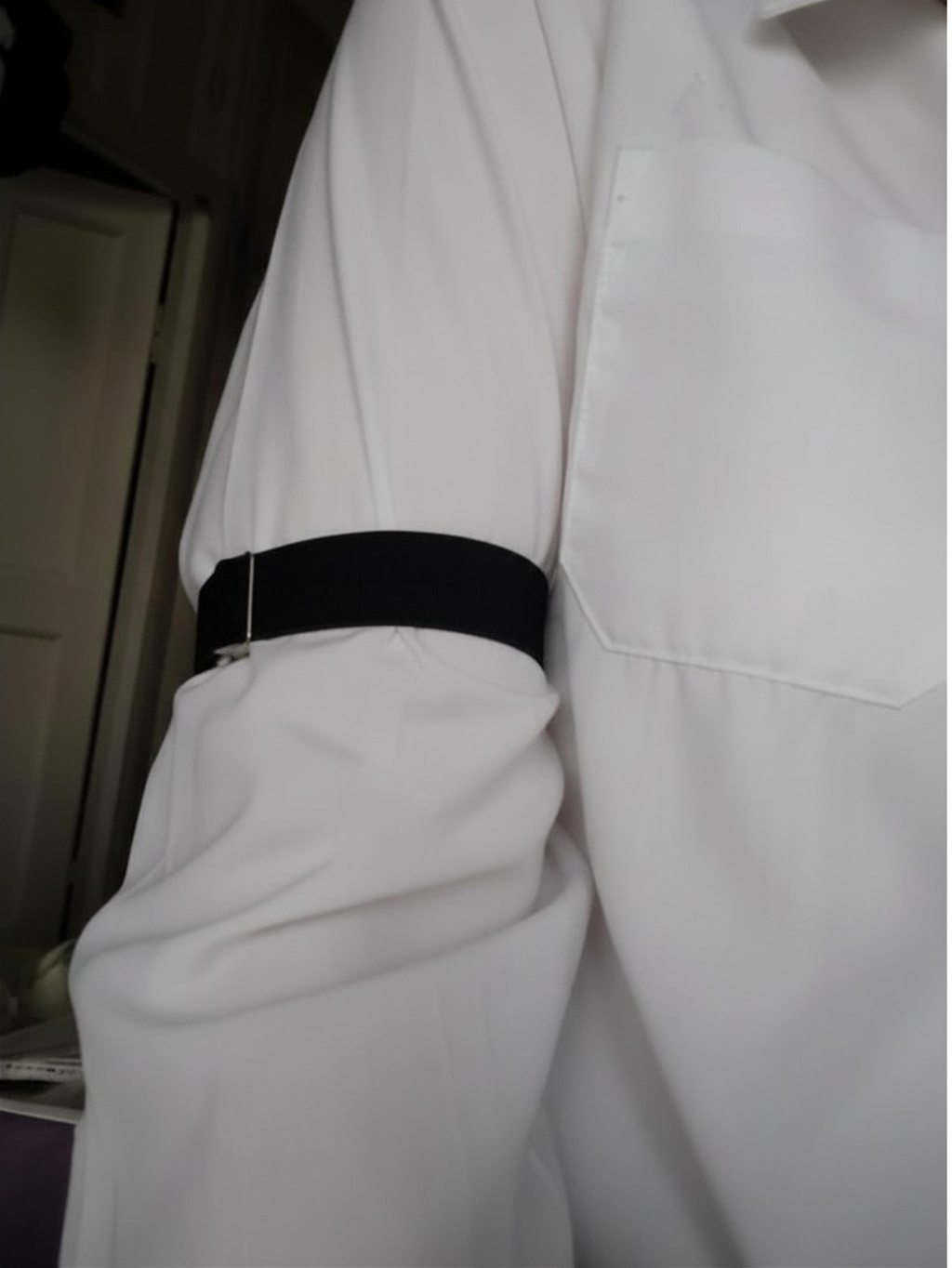 Black Shirt Sleeve Garters