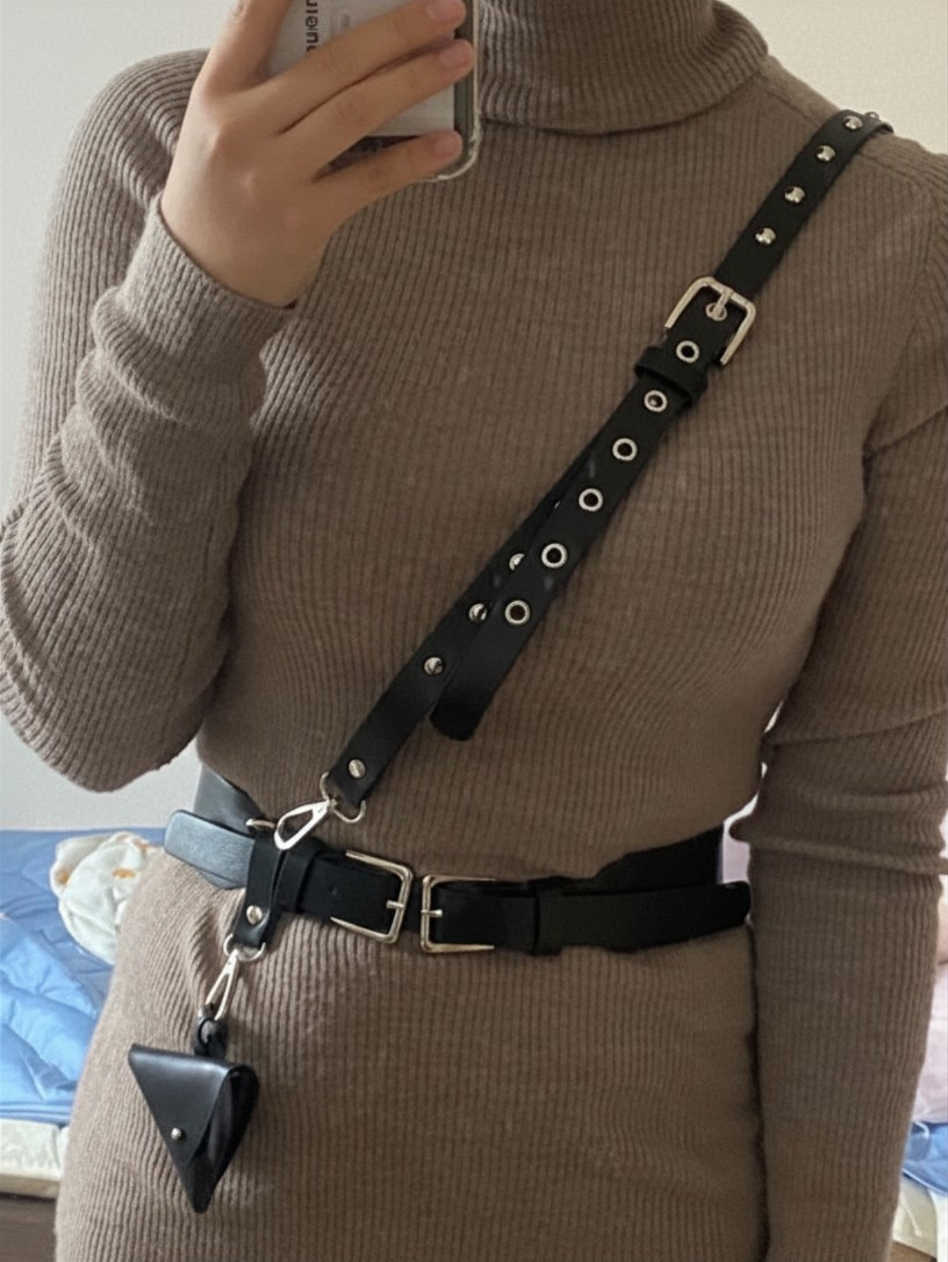 Harness Belt Suspenders & Key Chain
