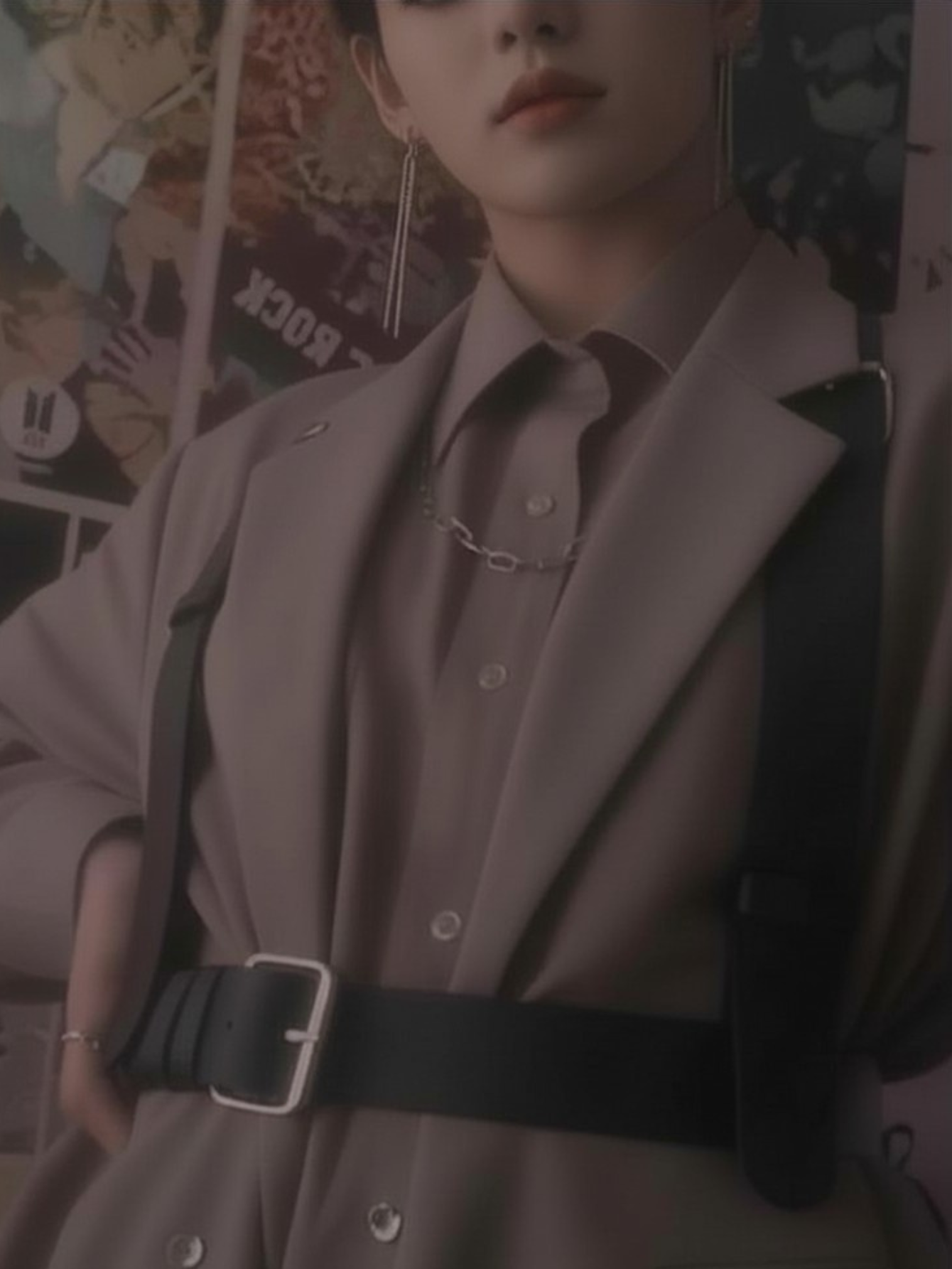Vegan Leather Suspenders