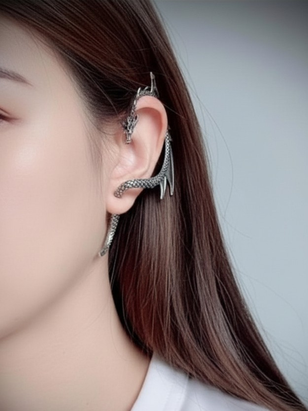 Dragon Earring Punk Y2K