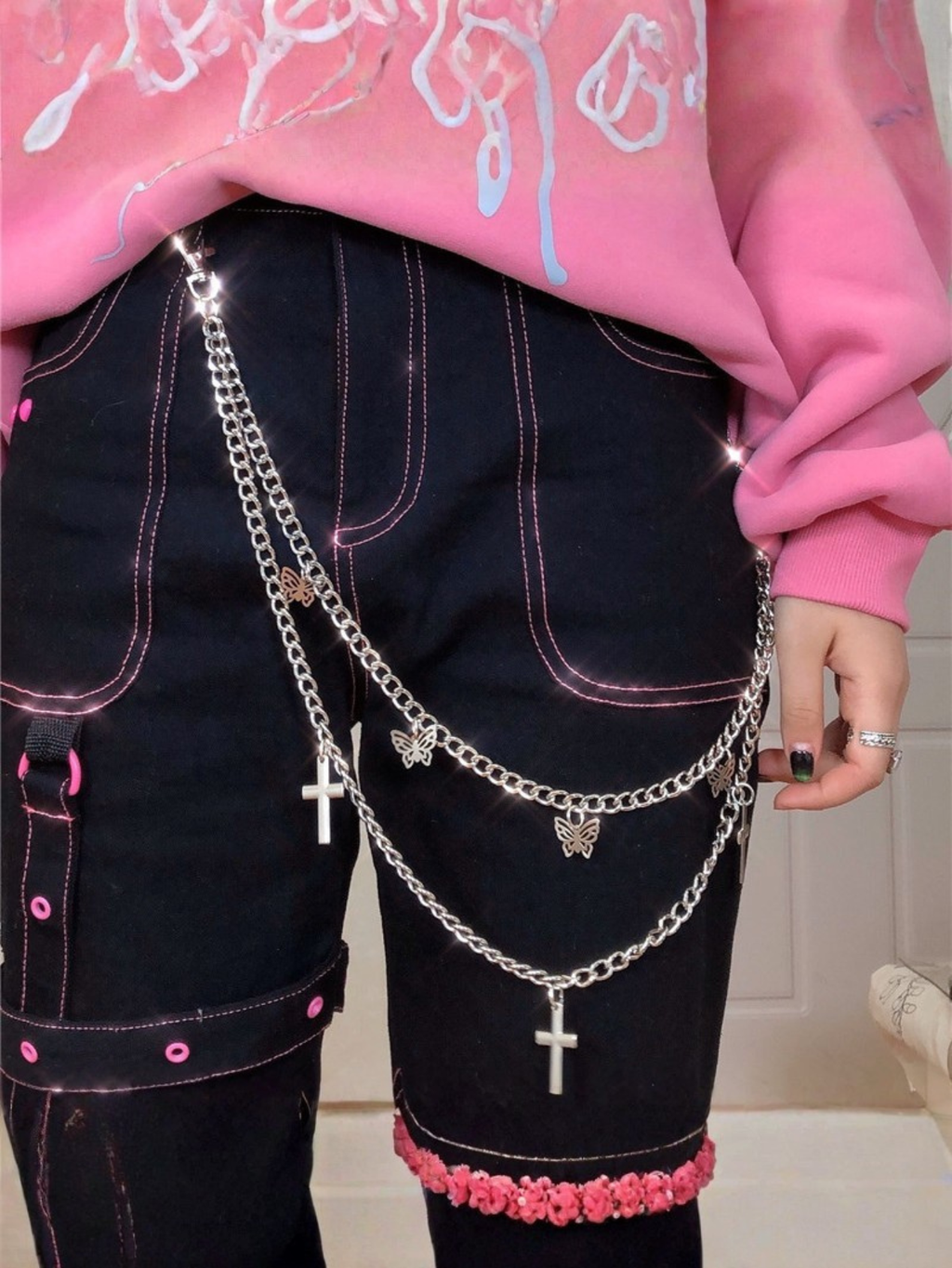 Butterfly Pants Bag Chain