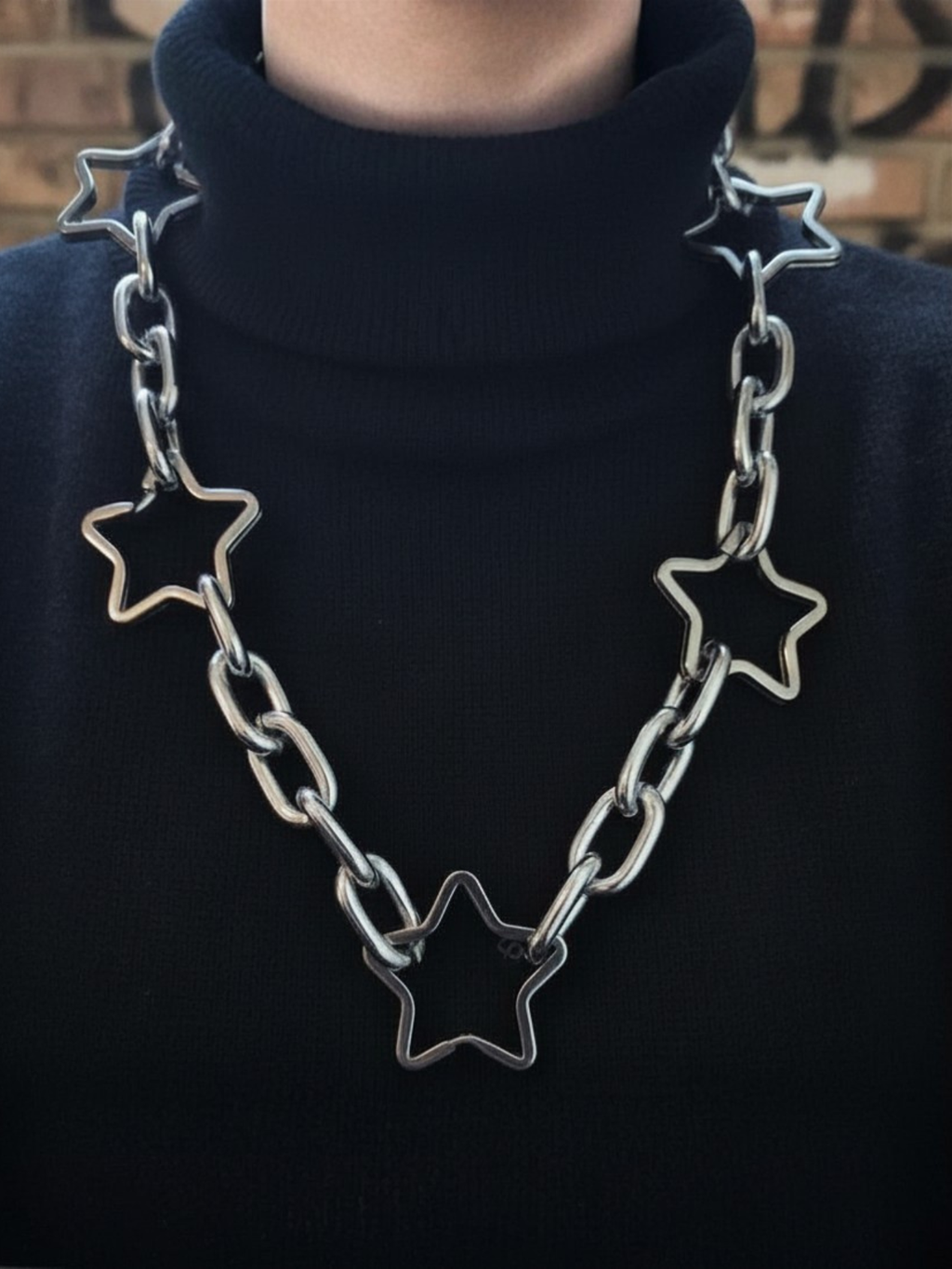 Star Chain Emo Necklace