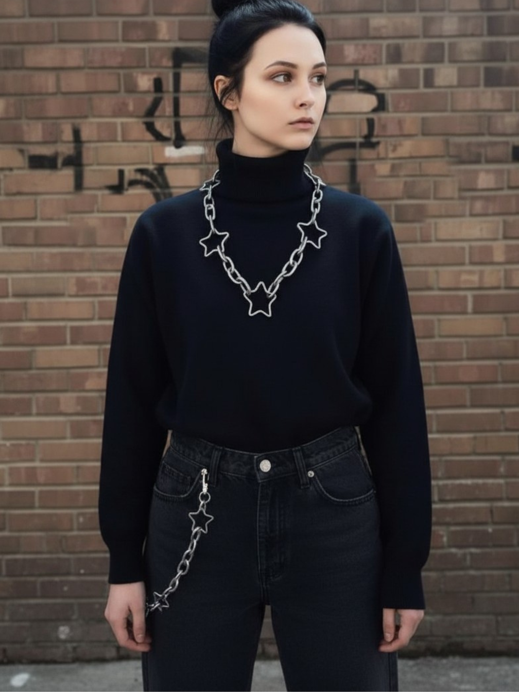 Star Chain Emo Necklace