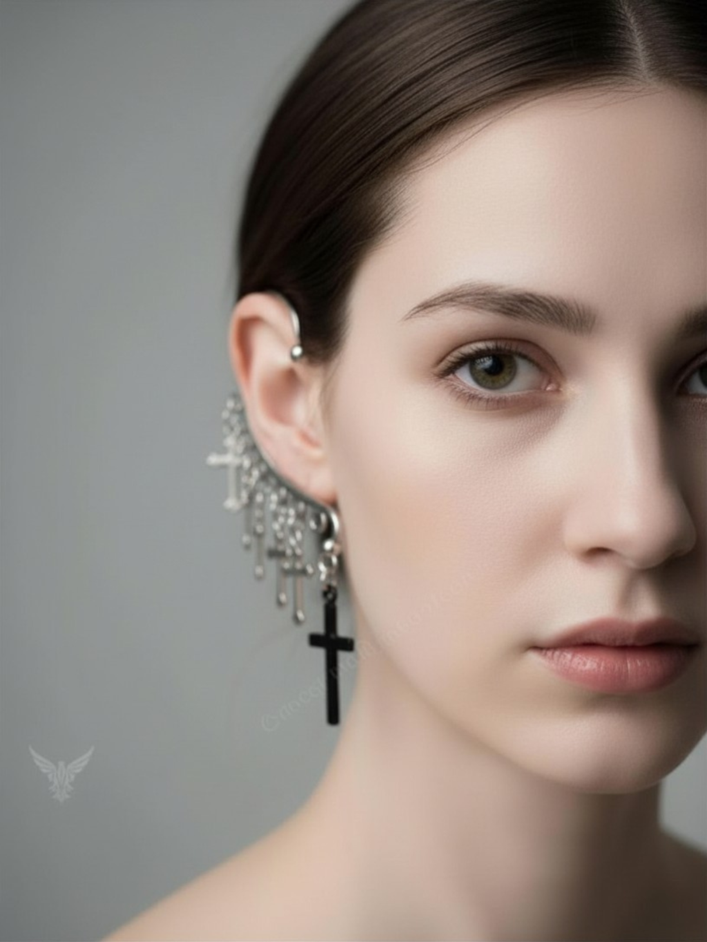 1PC Cross Ear Cuff