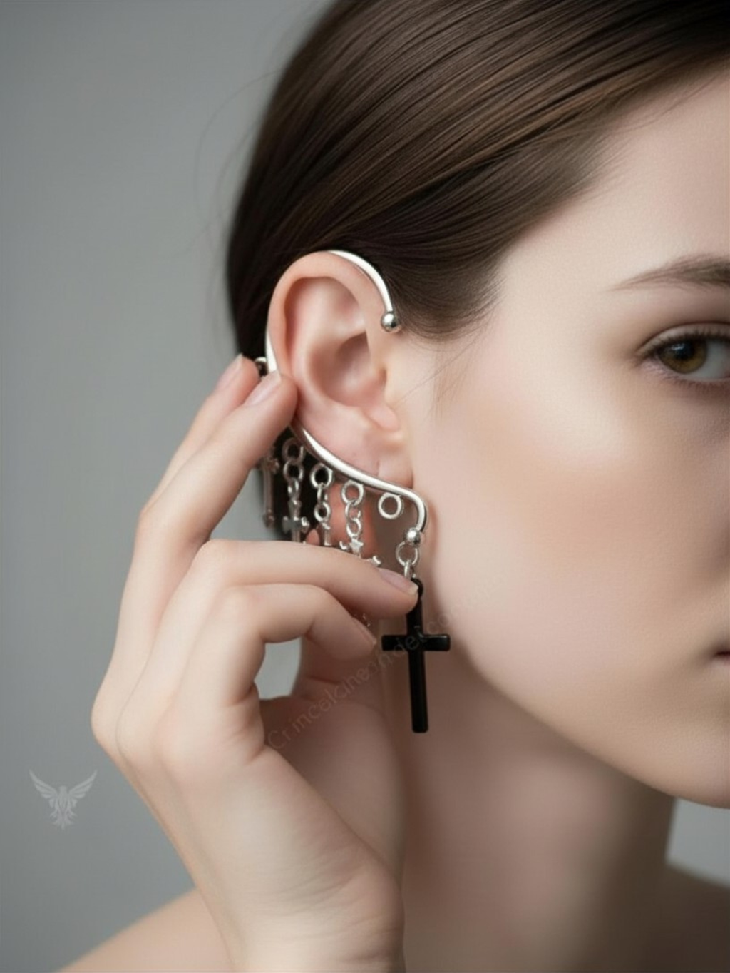 1PC Cross Ear Cuff