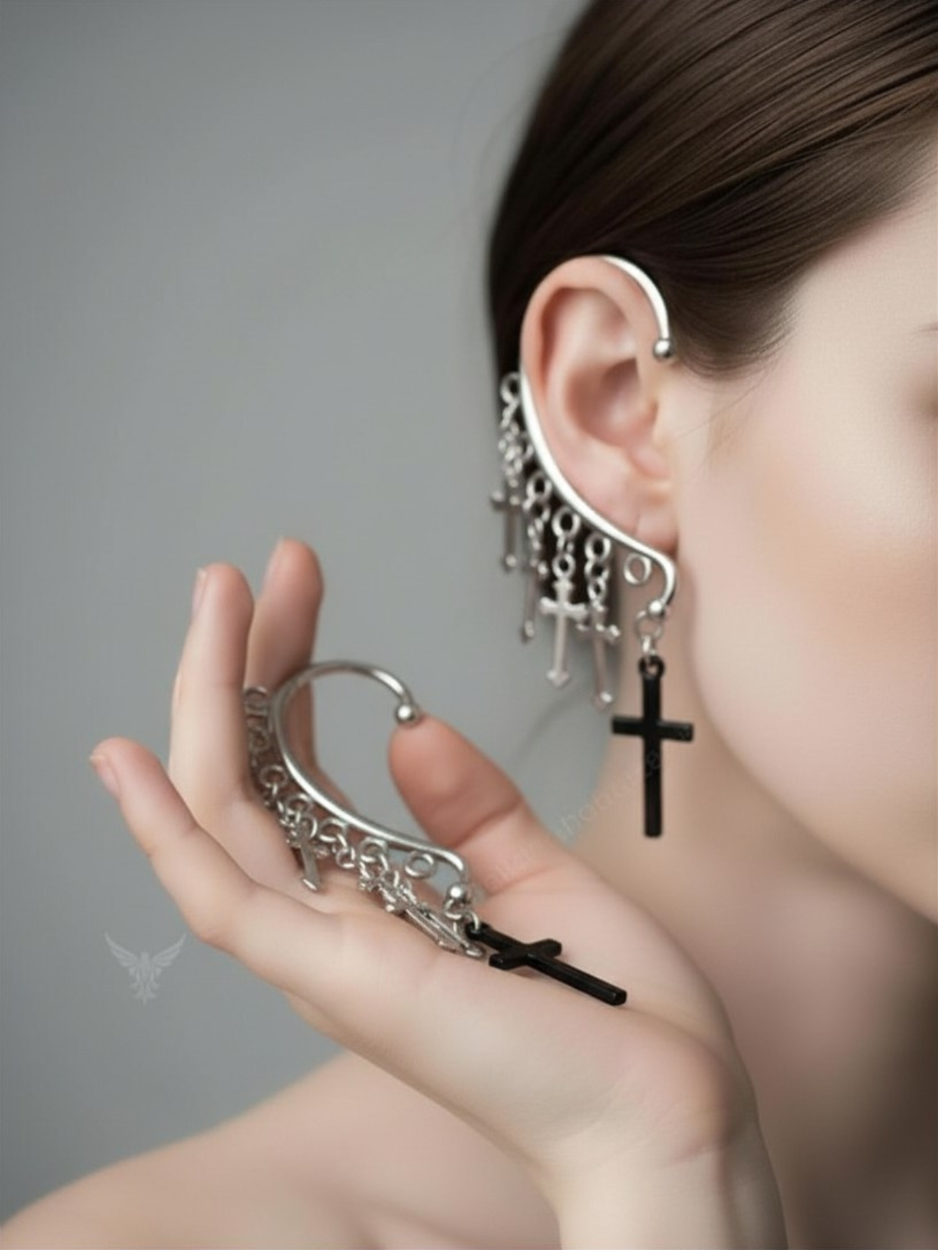 1PC Cross Ear Cuff