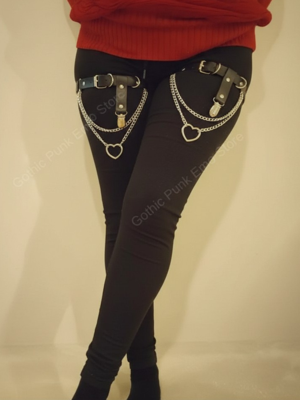 Heart leg garters Plus Size 1X 2X 3X