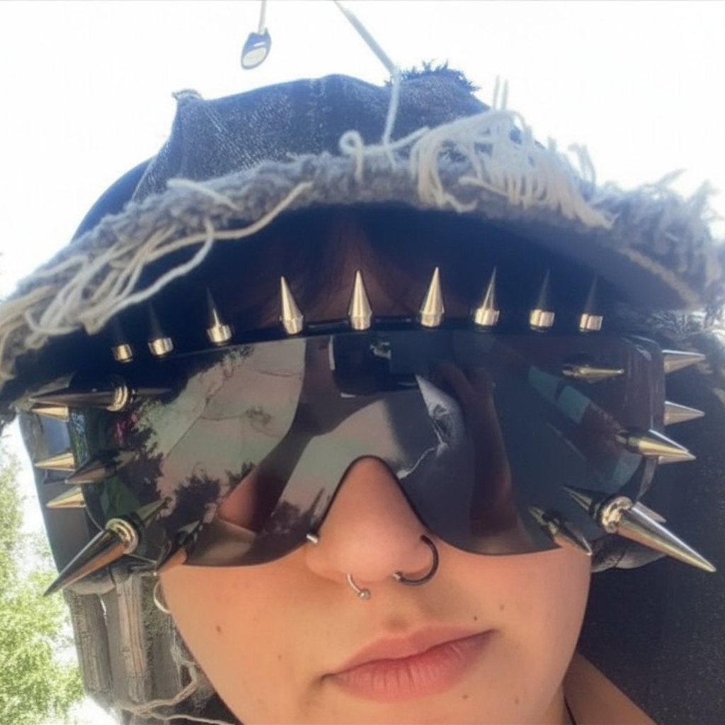 Spiked Punk Rock Sunglasses