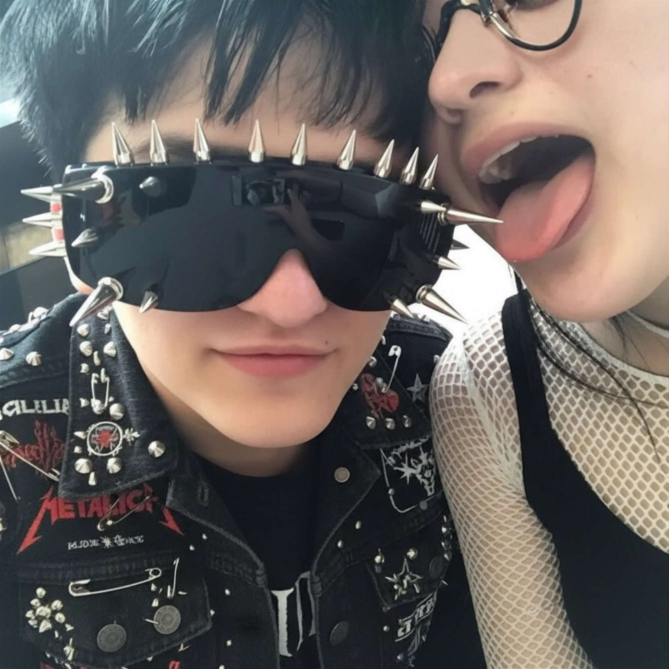 Spiked Punk Rock Sunglasses