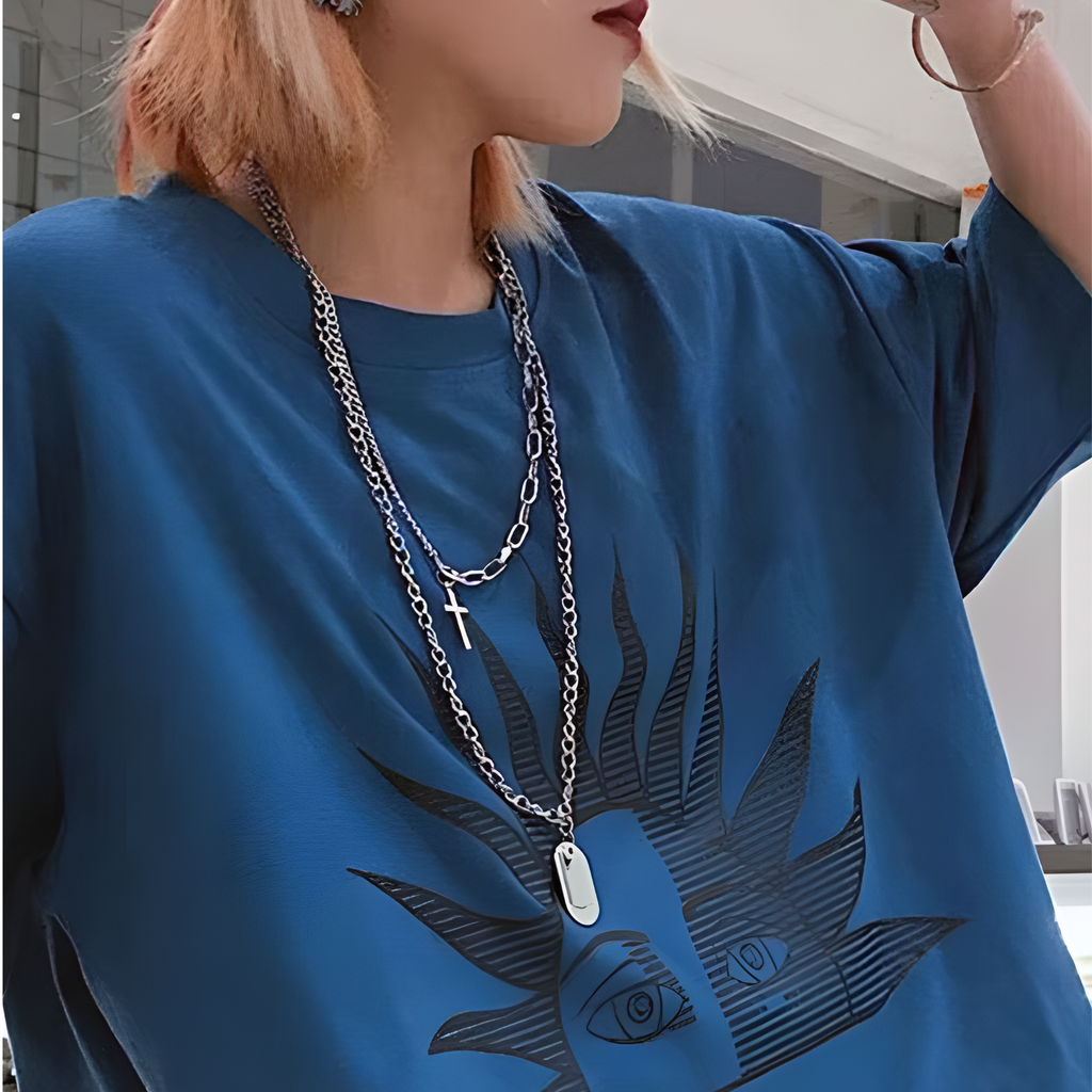Cross 3Pcs Layer Necklace