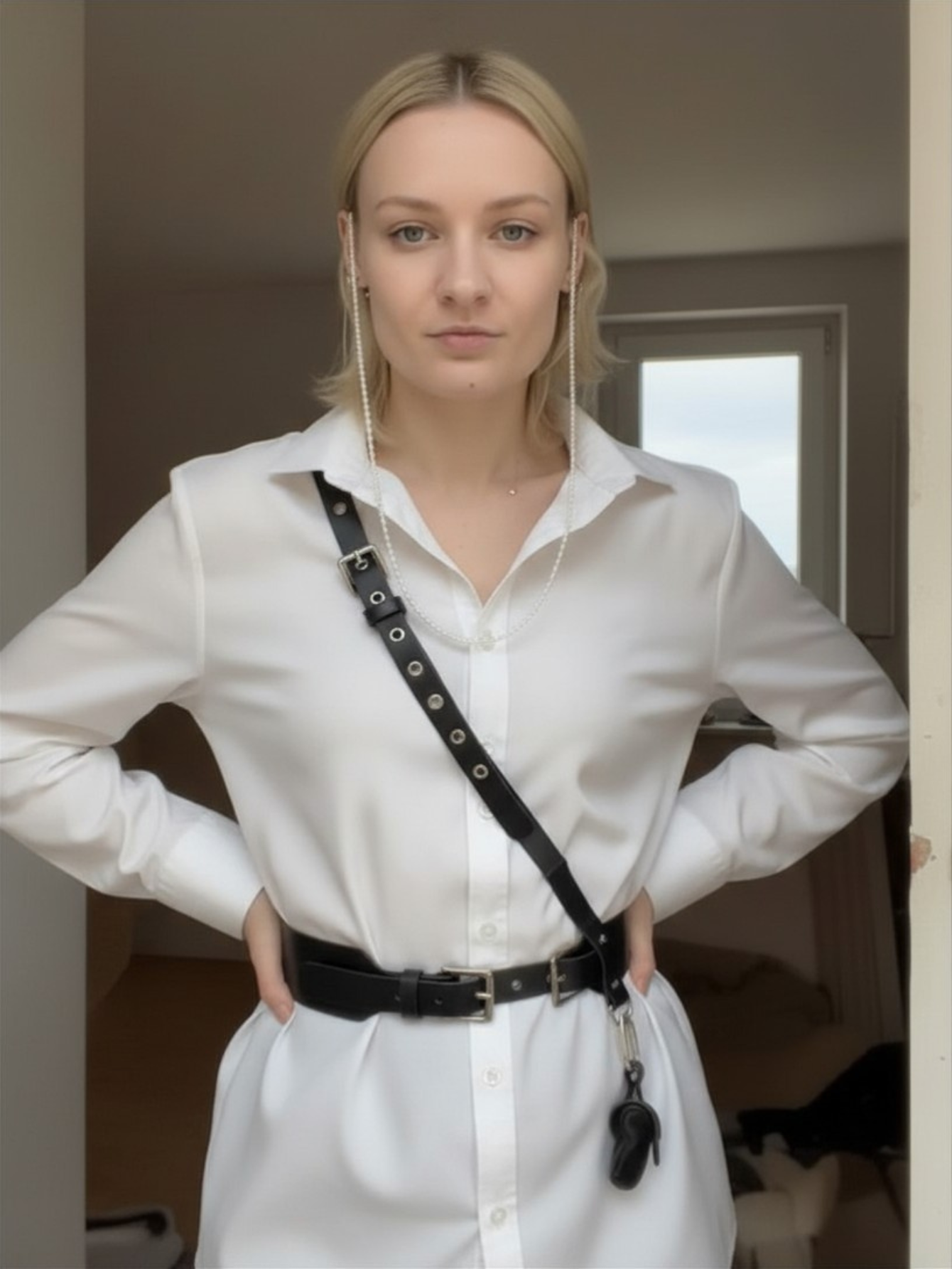 Harness Belt Suspenders & Key Chain