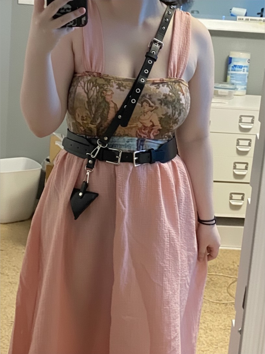 Harness Belt Suspenders & Key Chain